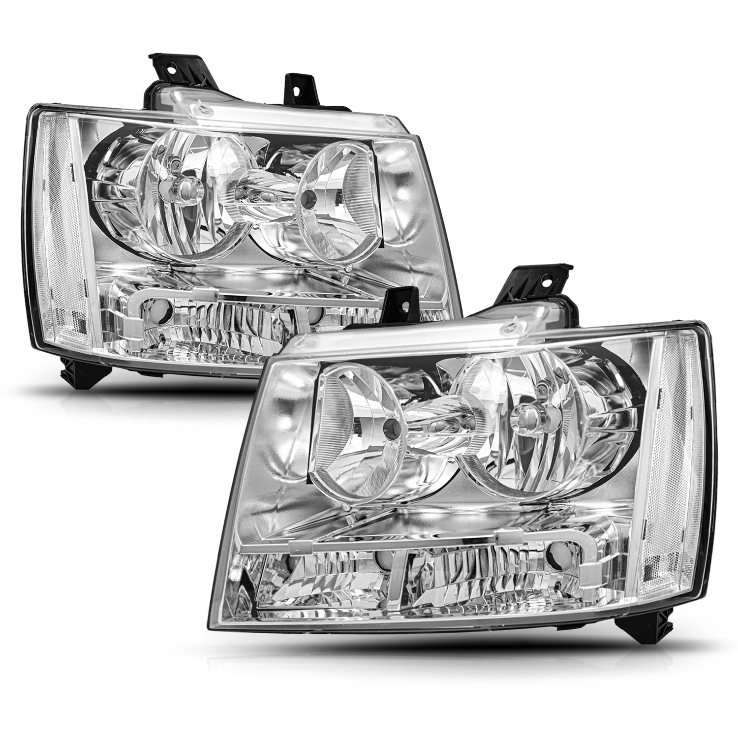 VehicleAid Headlights For 2007-2014 Chevy Tahoe