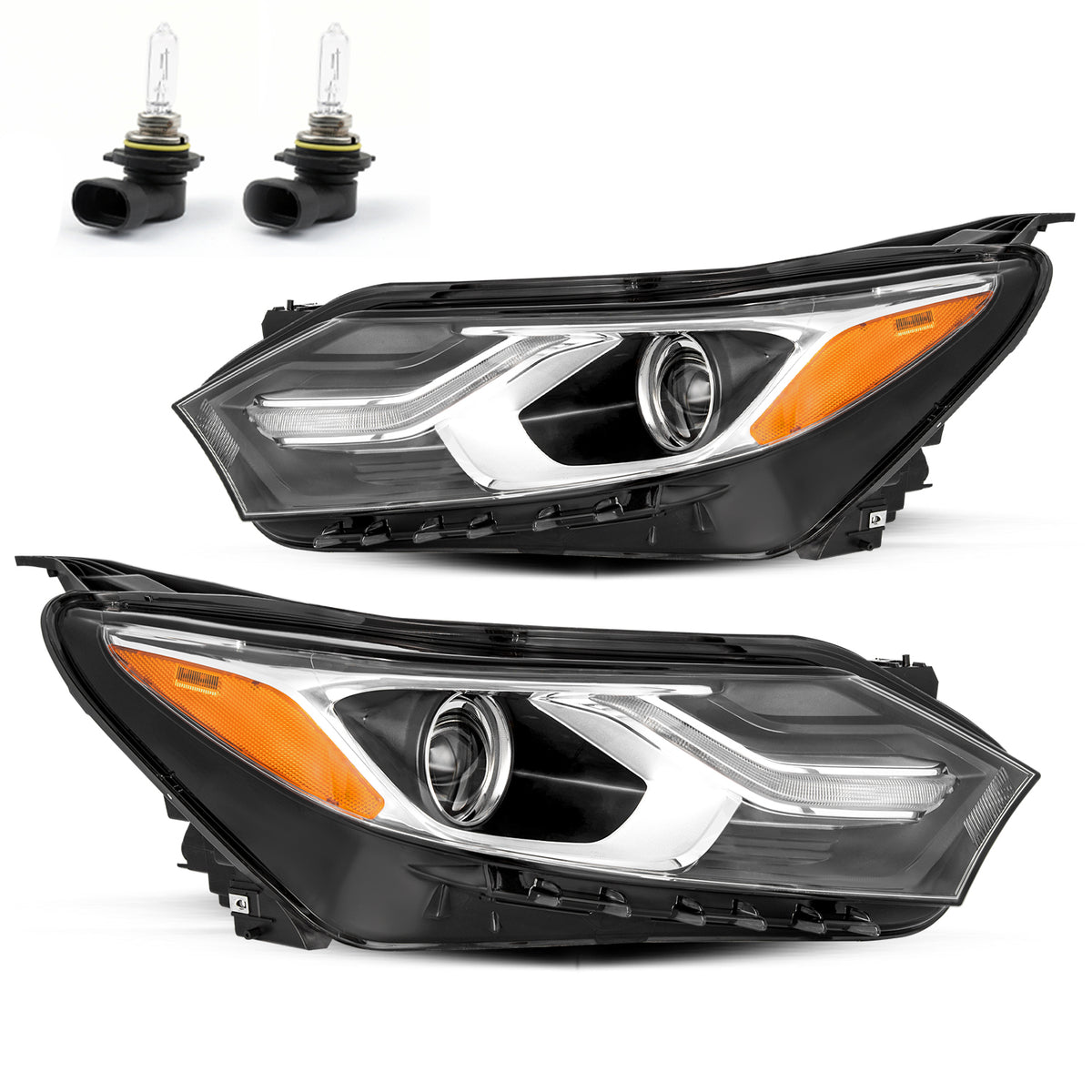 VehicleAid Headlights For 2018-2021 Chevy Equinox