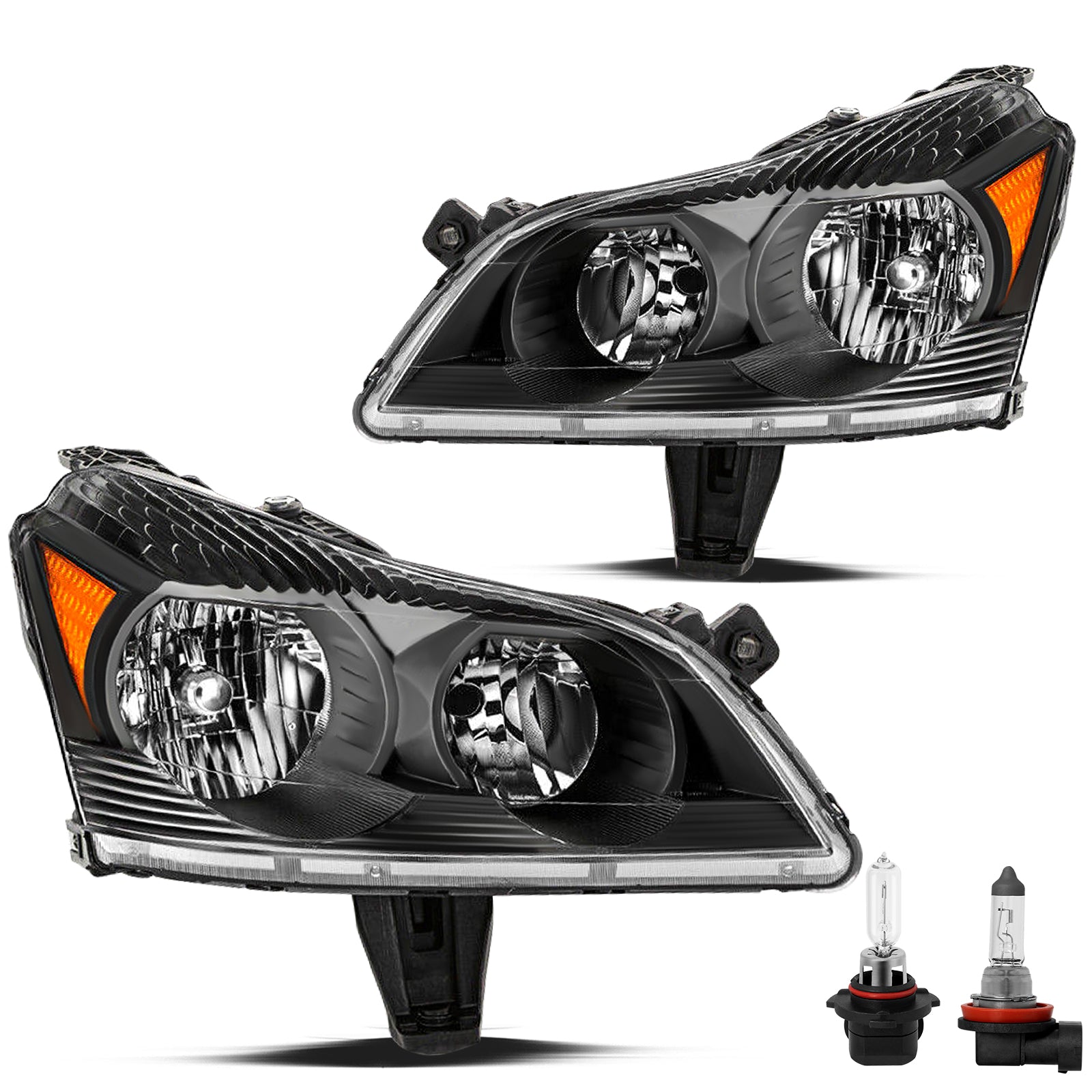 VehicleAid Headlights For 2009-2012 Chevy Traverse