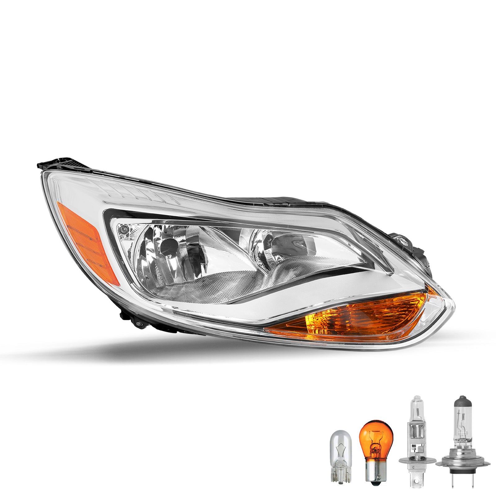 VehicleAid Headlights For 2012-2014 Ford Focus