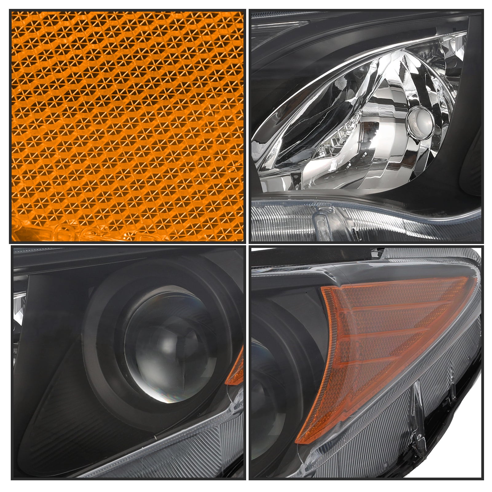 VehicleAid Headlights For 2013-2015 Toyota Rav4