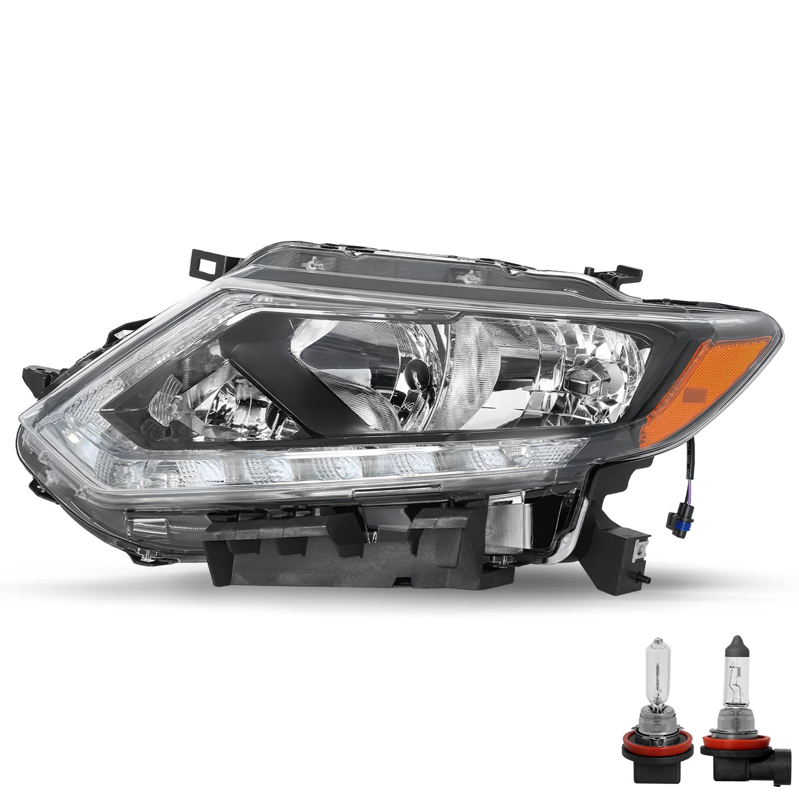 VehicleAid Headlights For 2014-2016 Nissan Rogue