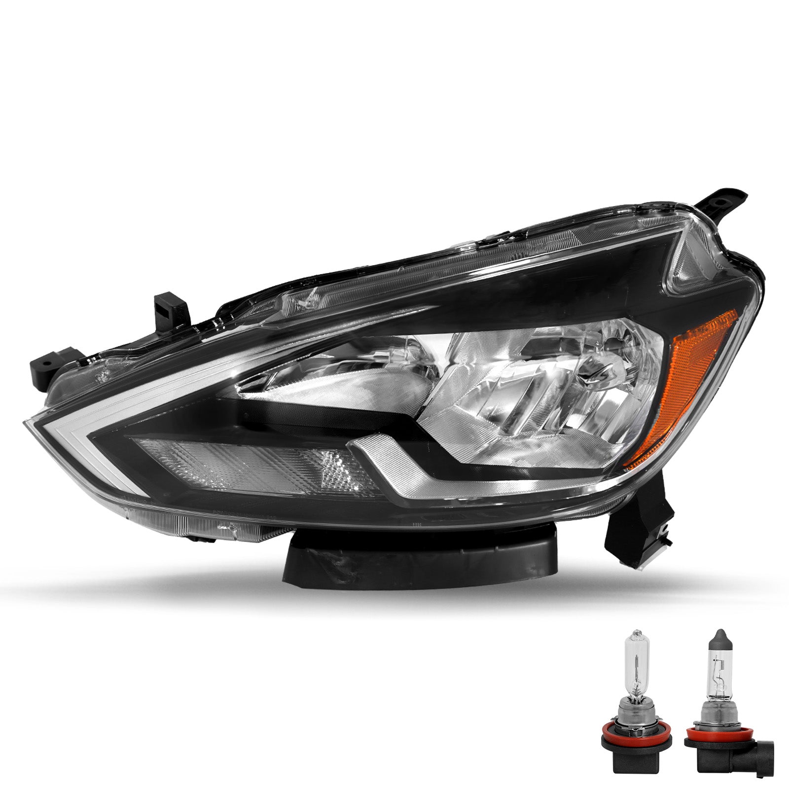 VehicleAid Headlights For 2016-2019 Nissan Sentra