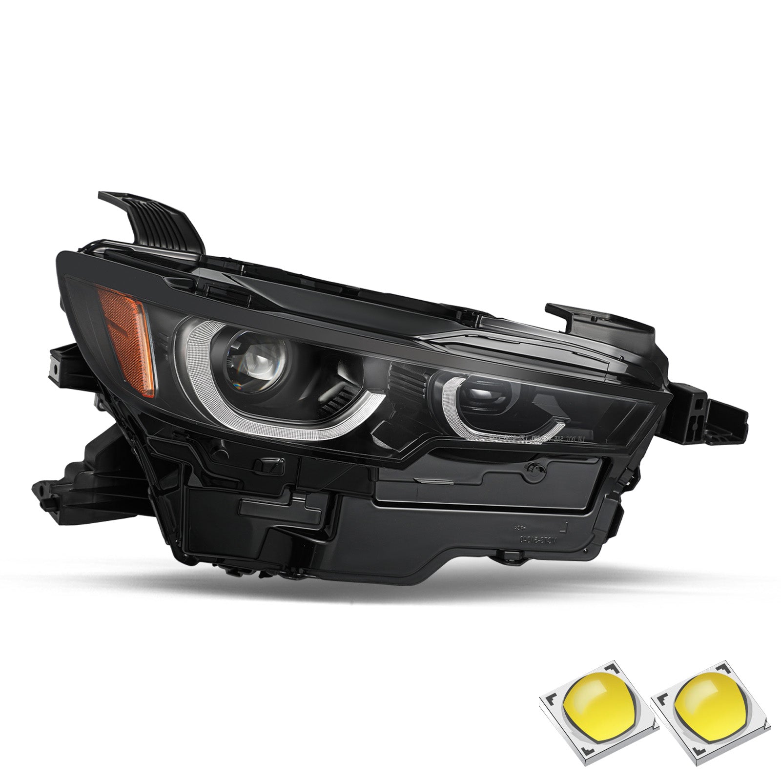 VehicleAid Headlights For 2023-2024 Mazda CX-5 w/o AFS