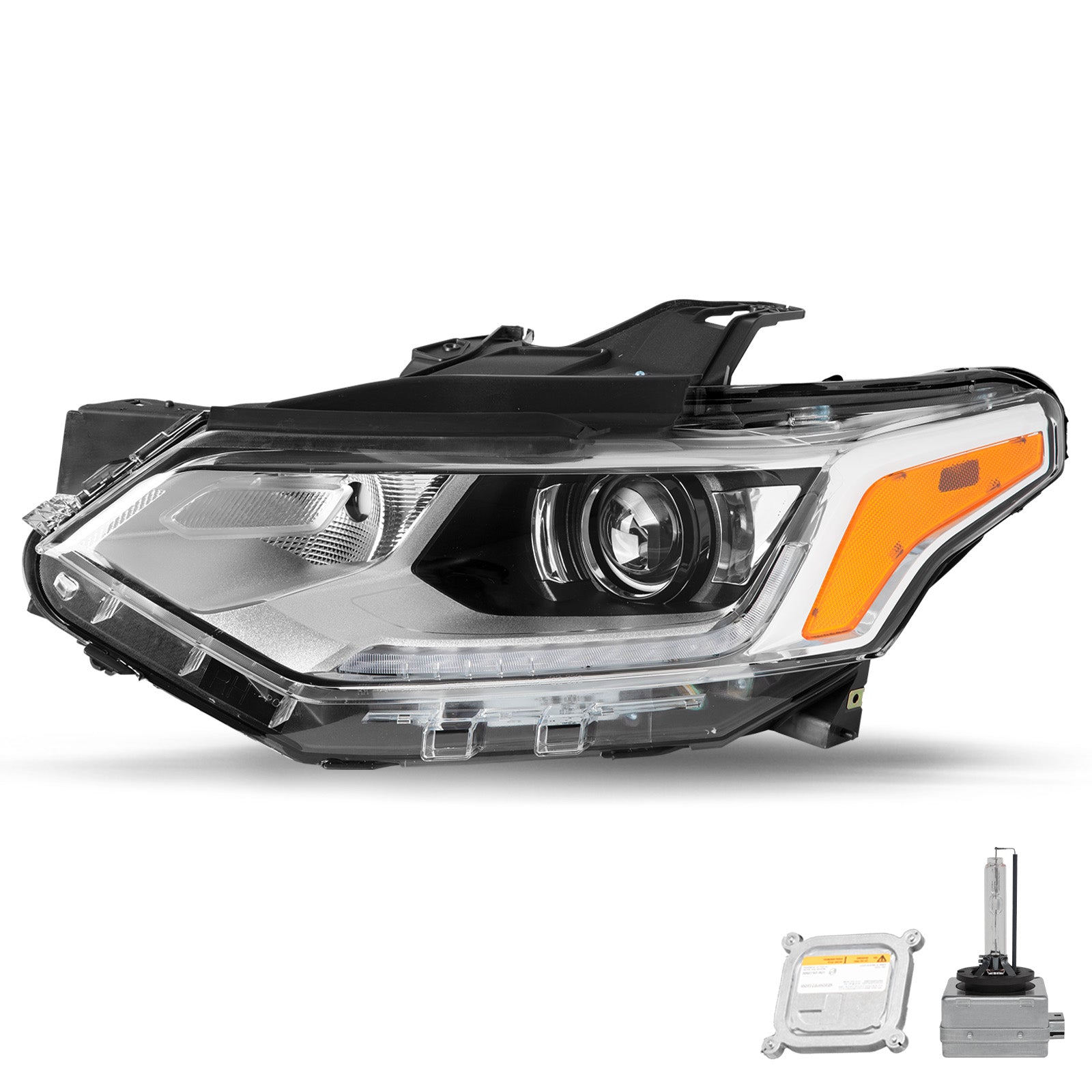 VehicleAid Headlights For 2018-2021 Chevy Traverse HID/Xenon Model