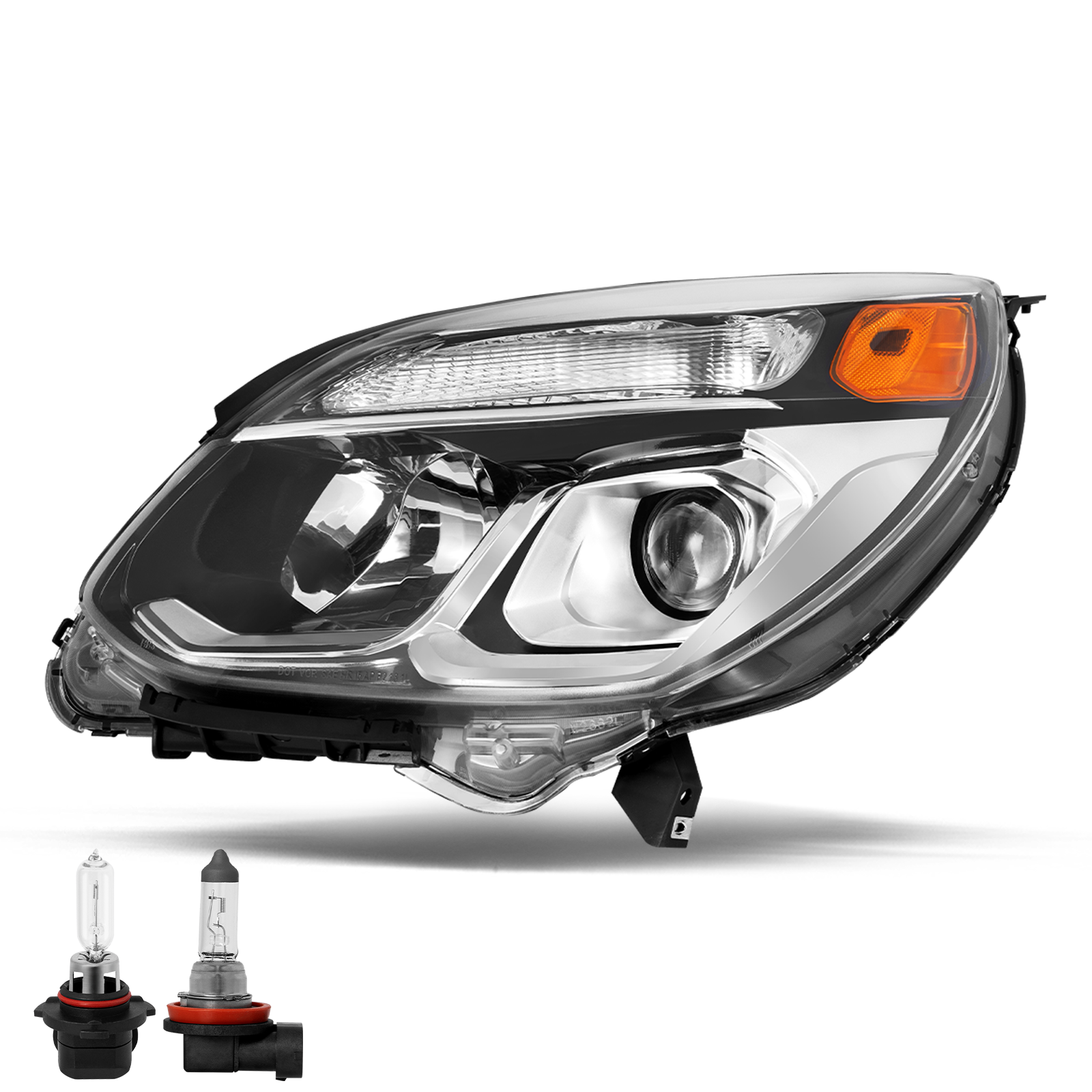 VehicleAid Headlights For 2016-2017 Chevy Equinox