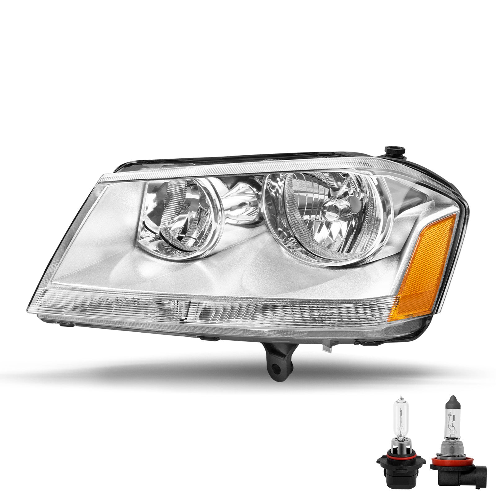 VehicleAid Headlights For 2008-2014 Dodge Avenger