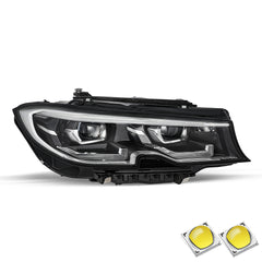 VehicleAid Headlights For 2019-2021 BMW 320i 330i 340i G20/G21/G28