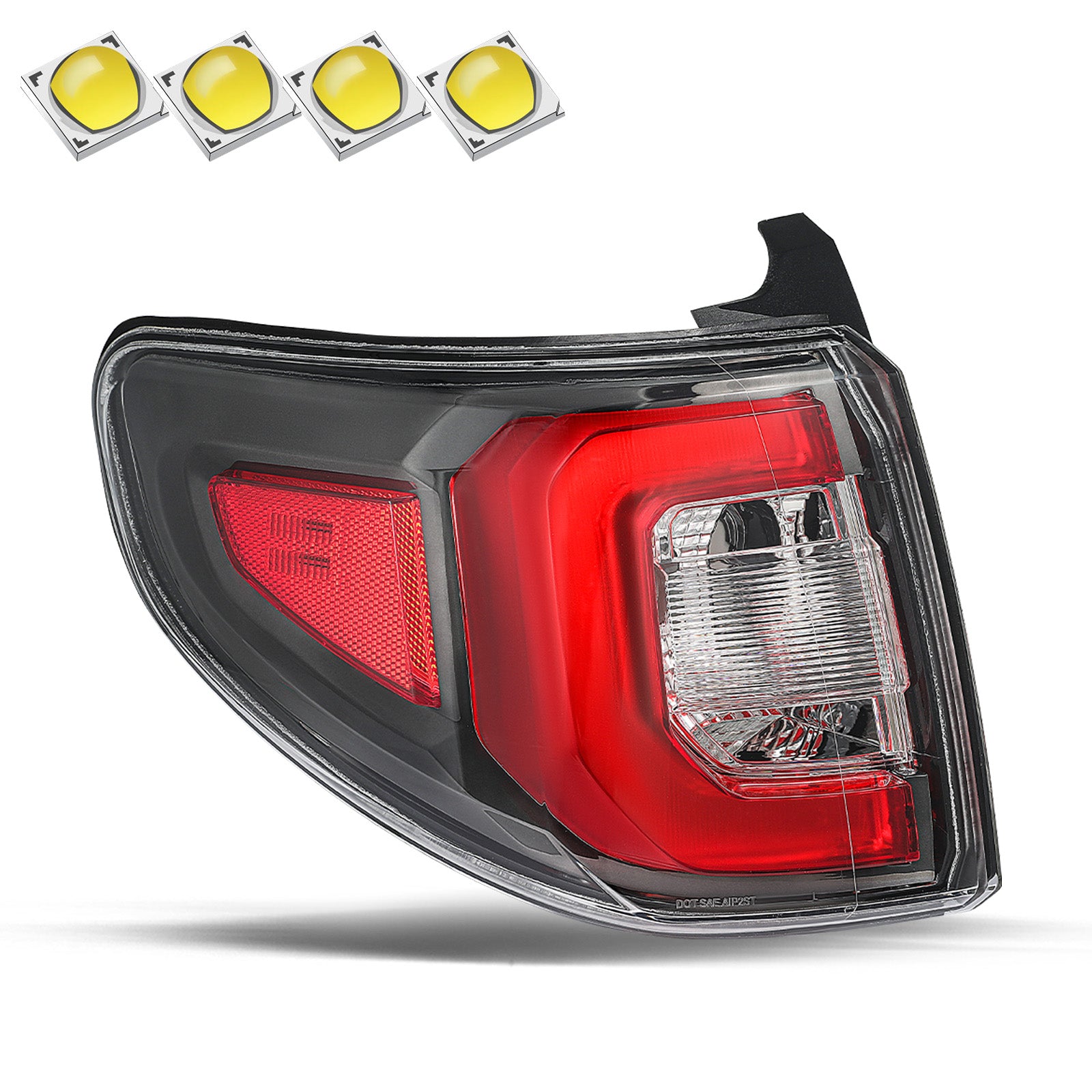 VehicleAid Taillights For 2013-2016 GMC Acadia