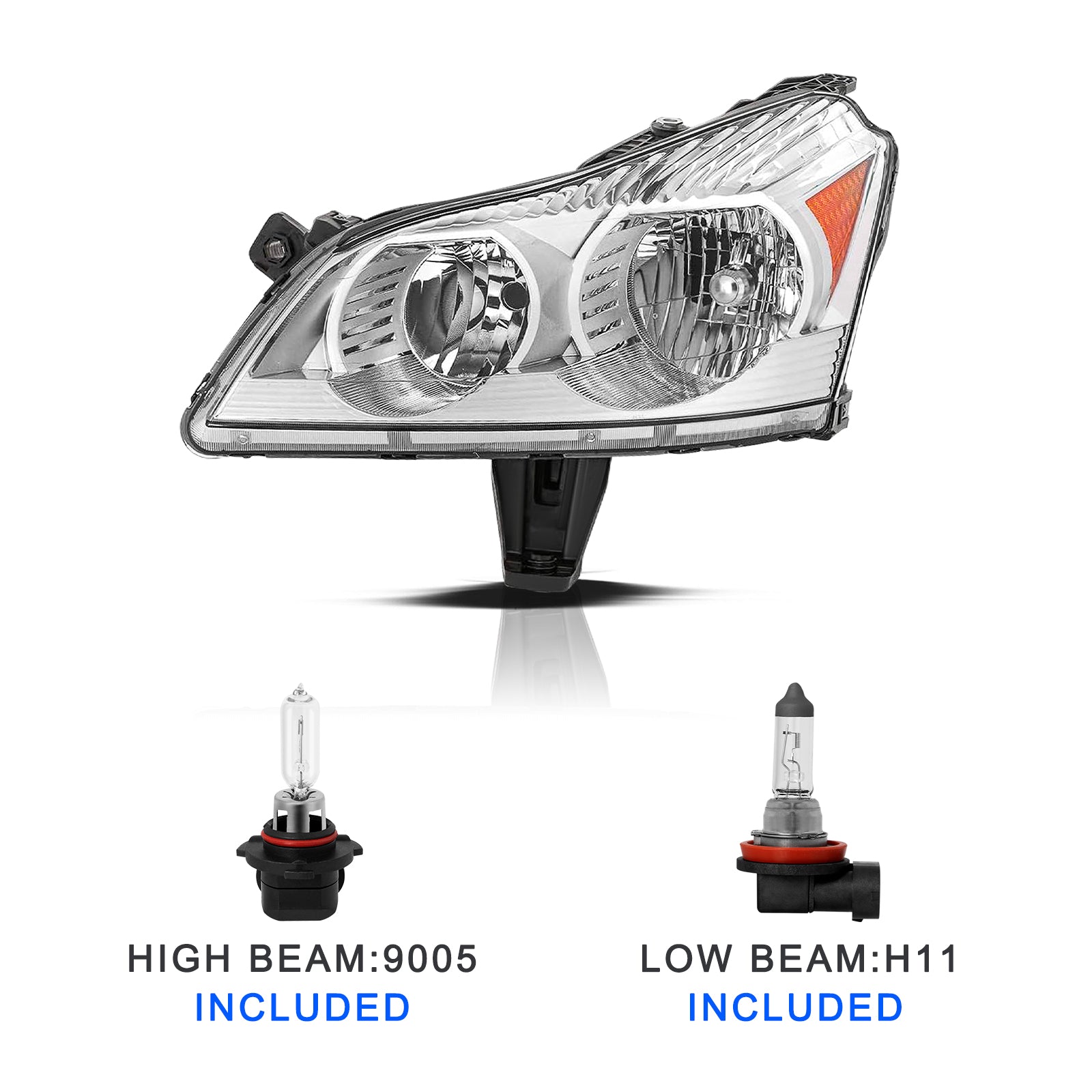 VehicleAid Headlights For 2009-2012 Chevy Traverse