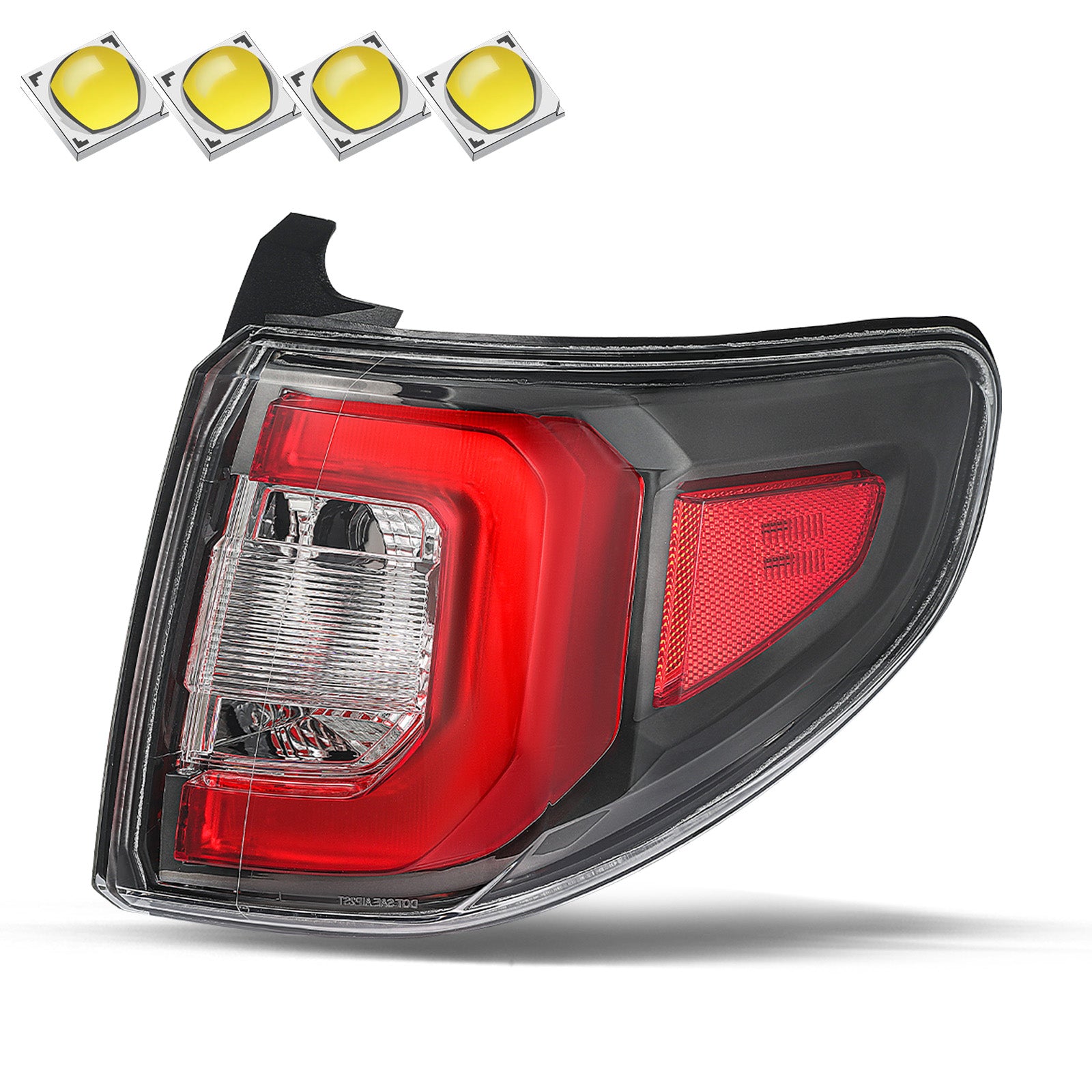 VehicleAid Taillights For 2013-2016 GMC Acadia