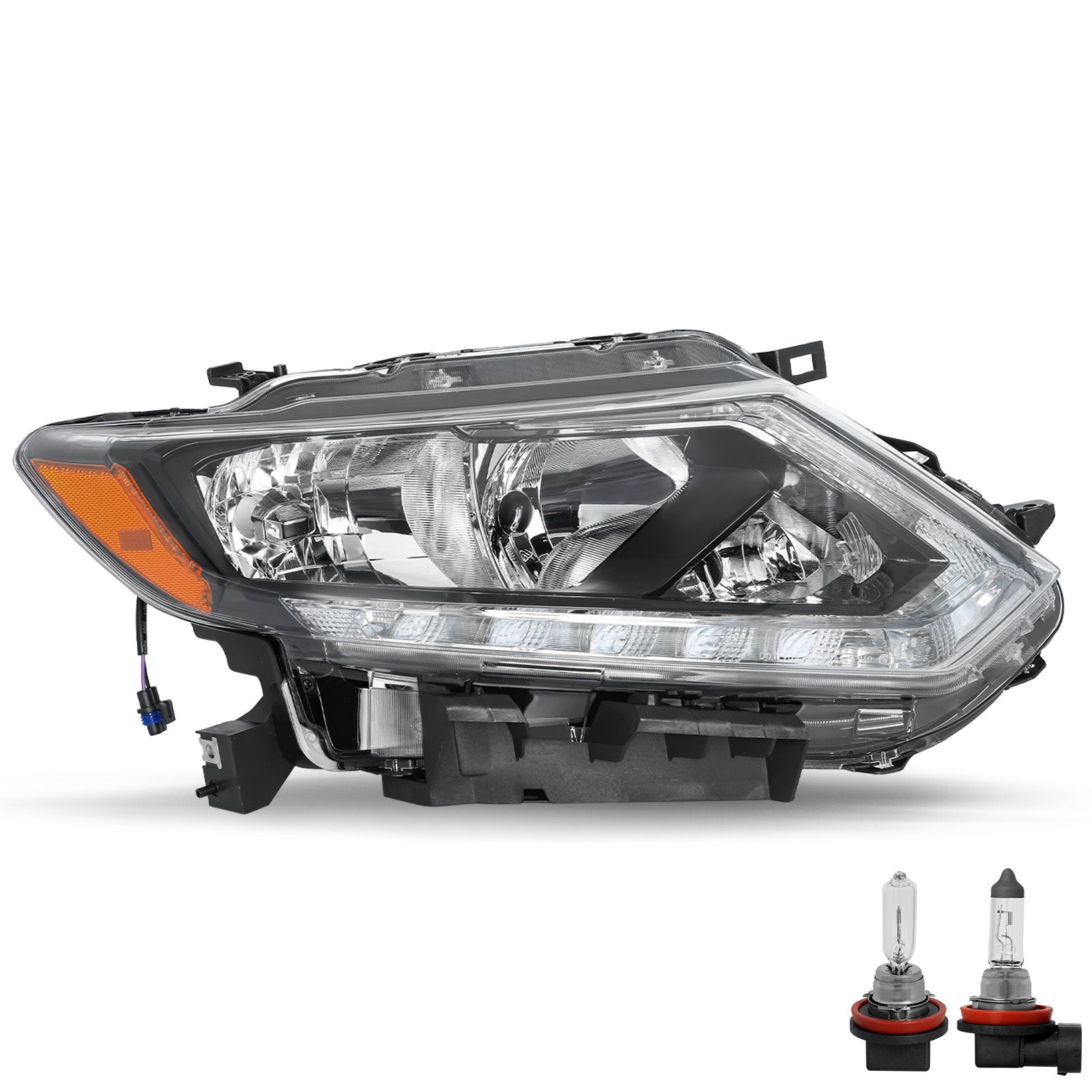 VehicleAid Headlights For 2014-2016 Nissan Rogue