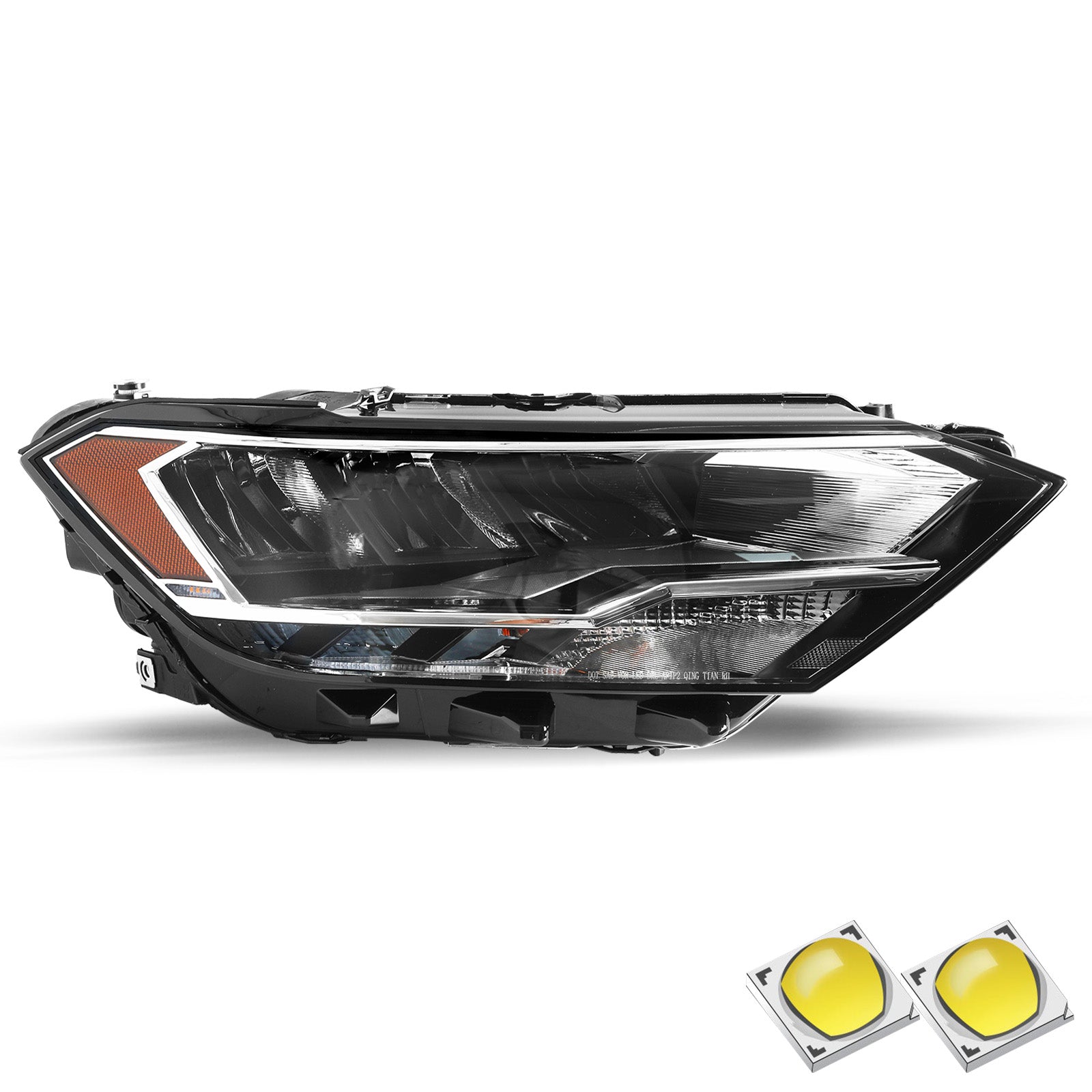 VehicleAid Headlights For 2019-2023 Volkswagen Jetta