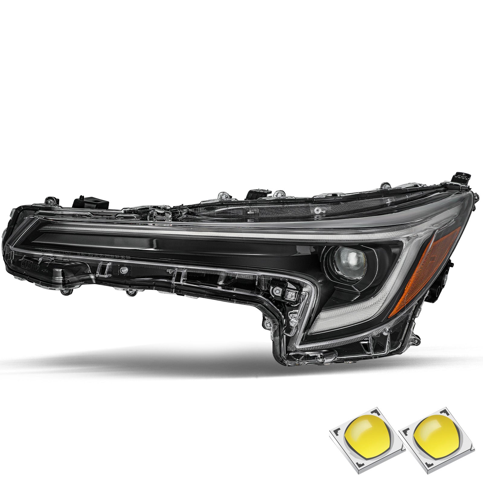 VehicleAid Headlights For 2023-2024 Toyota Corolla