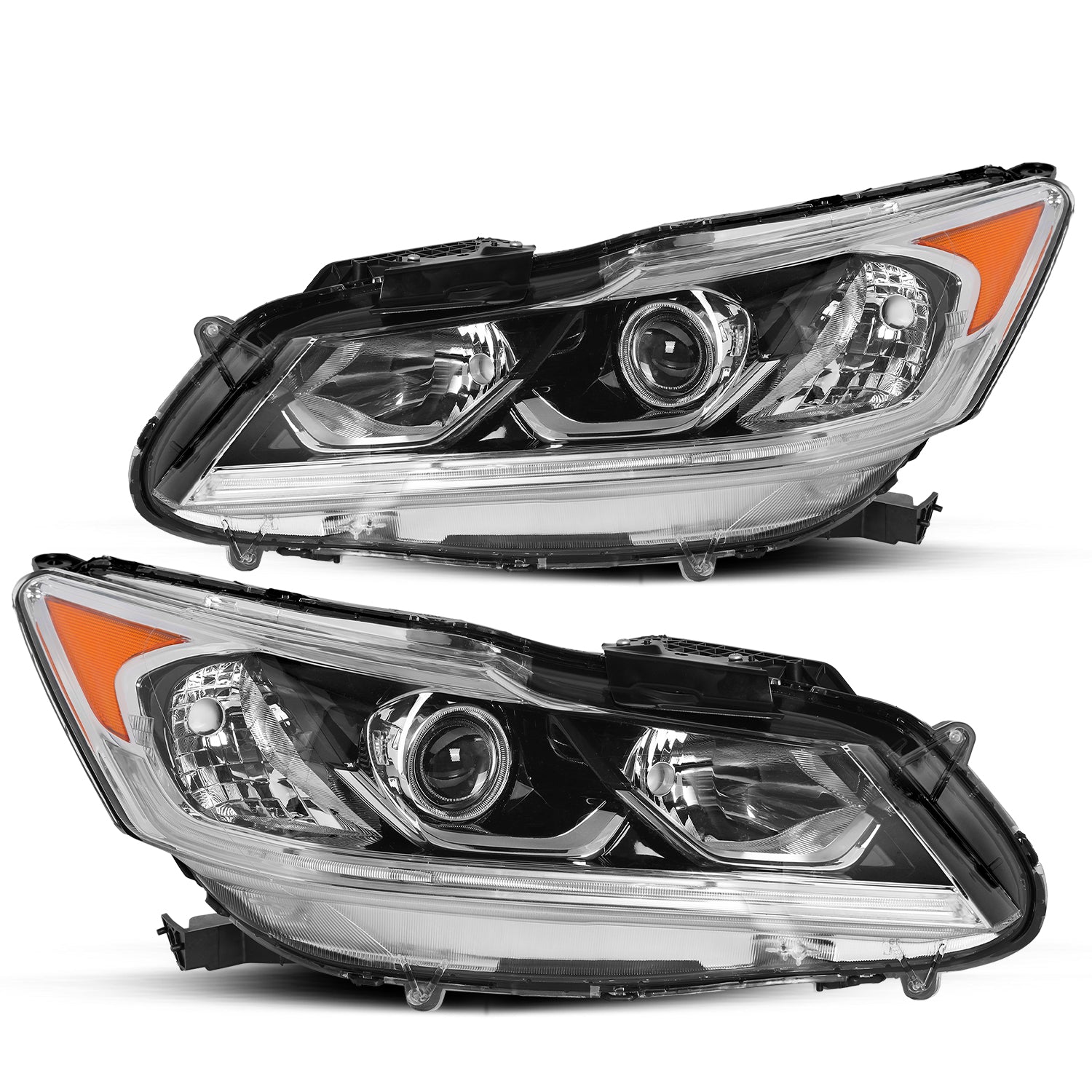 VehicleAid Headlights For 2016-2017 Honda Accord