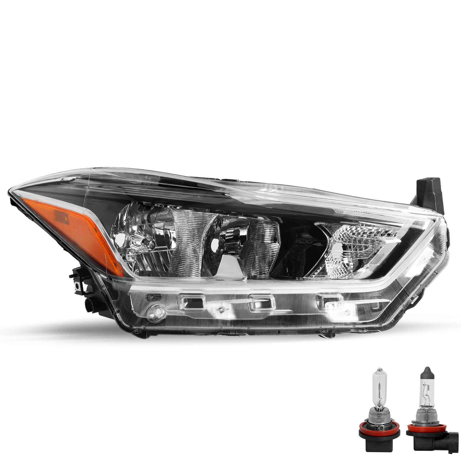 VehicleAid Headlights For 2017-2020 Nissan Kicks S/SV