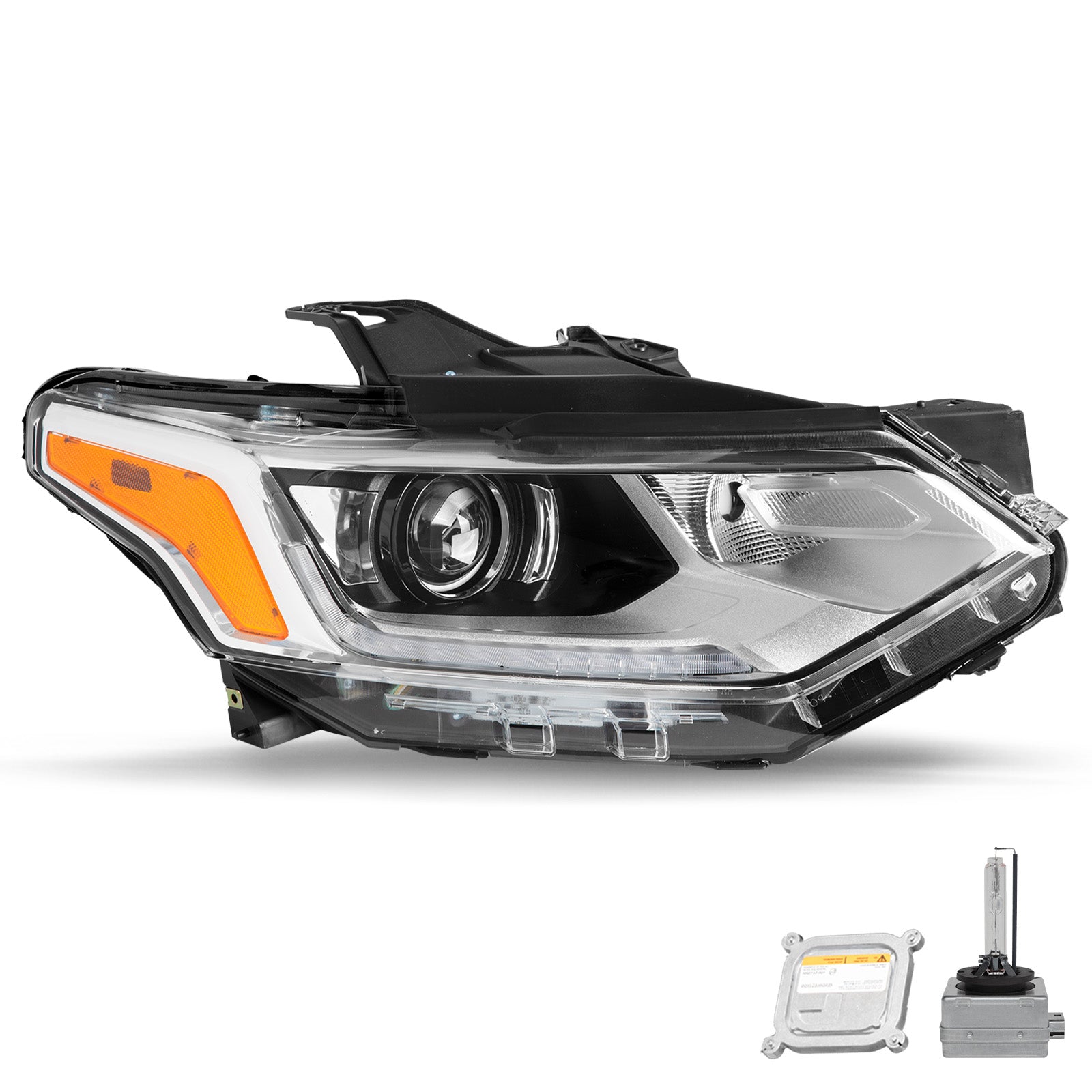 VehicleAid Headlights For 2018-2021 Chevy Traverse HID/Xenon Model