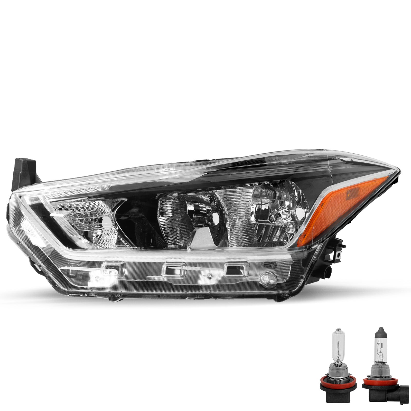 VehicleAid Headlights For 2017-2020 Nissan Kicks S/SV