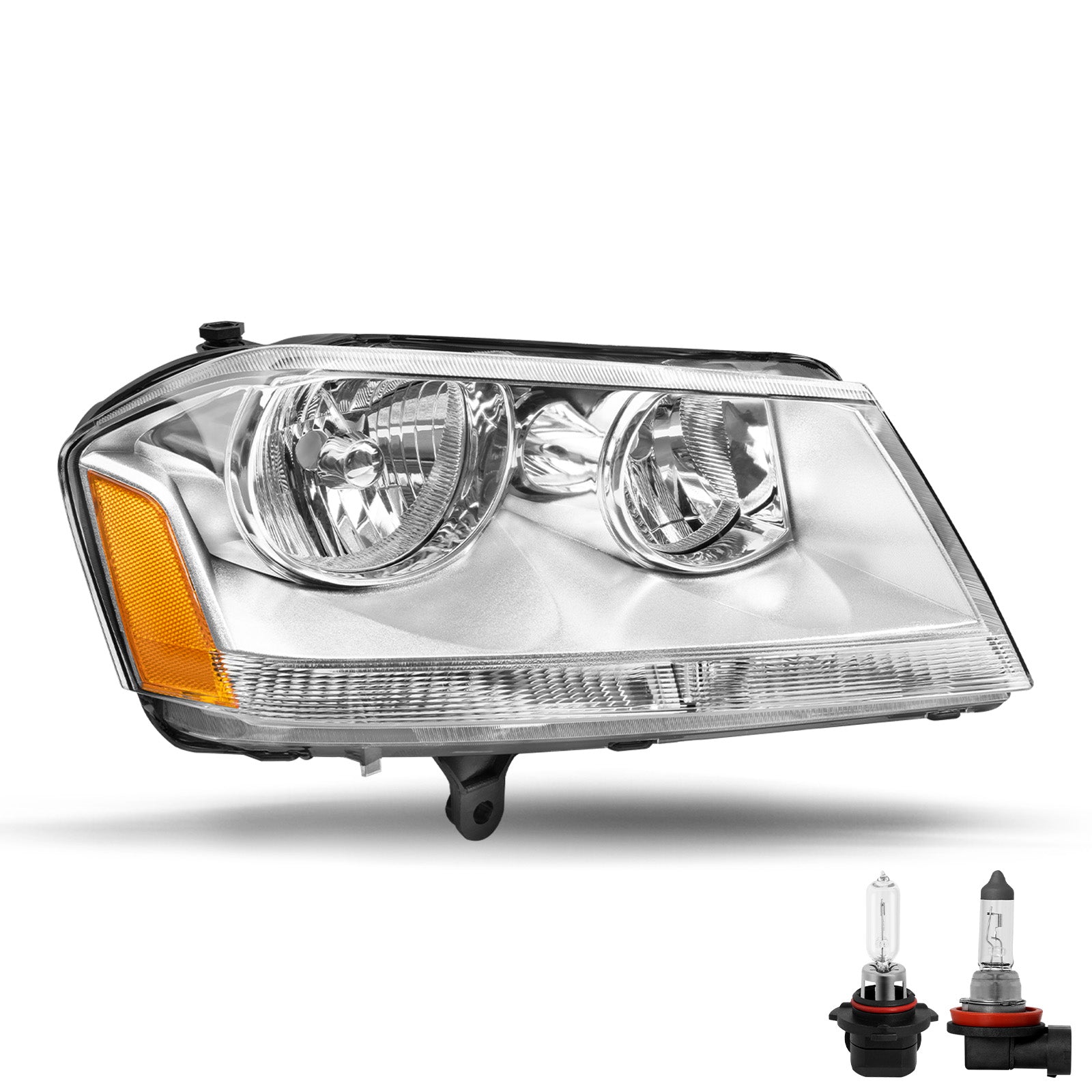 VehicleAid Headlights For 2008-2014 Dodge Avenger