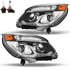 VehicleAid Headlights For 2016-2017 Chevy Equinox