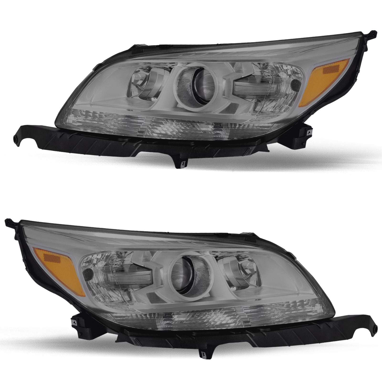 VehicleAid Headlights For 2013-2015 Chevy Malibu