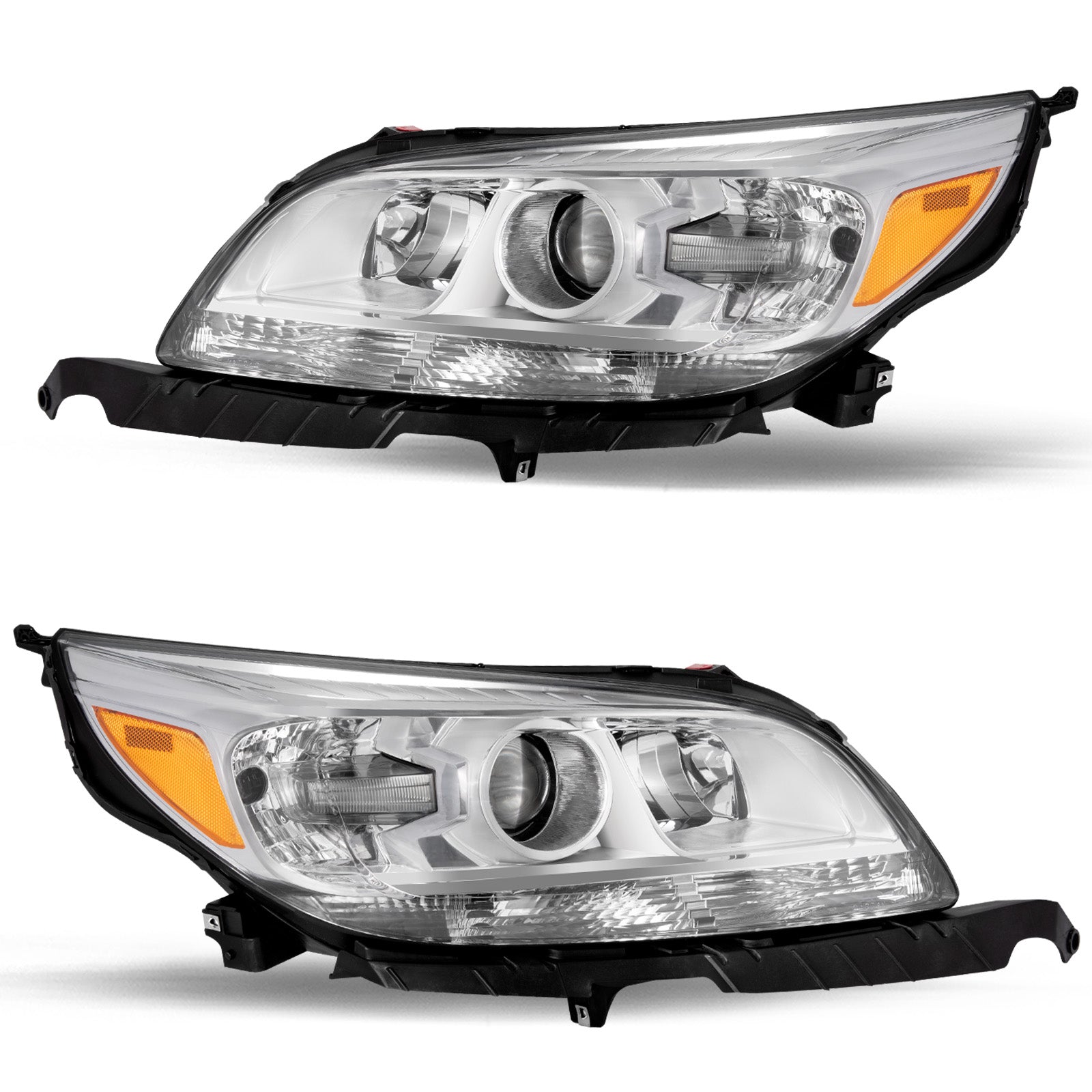 VehicleAid Headlights For 2013-2015 Chevy Malibu