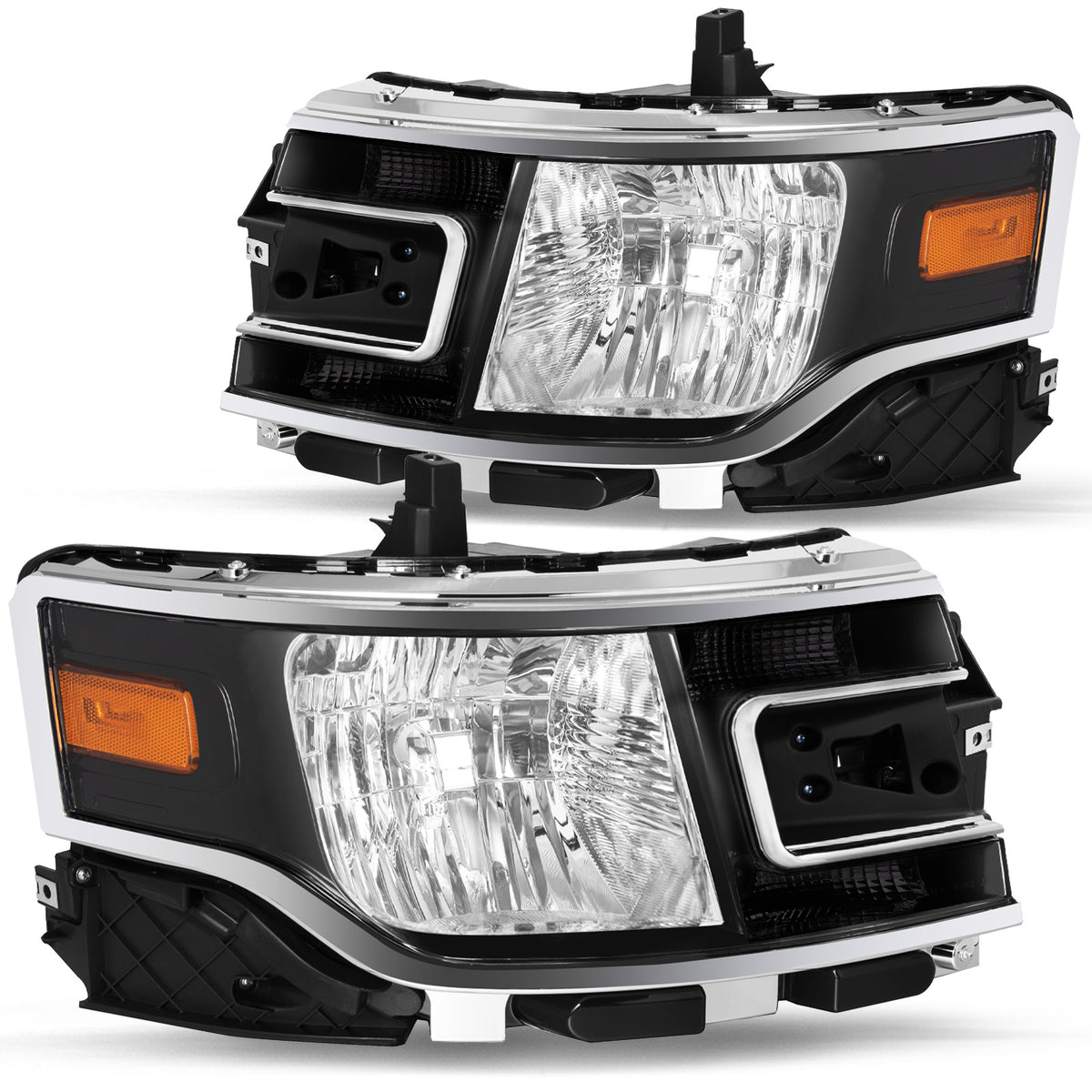 VehicleAid Headlights For 2013-2019 Ford Flex