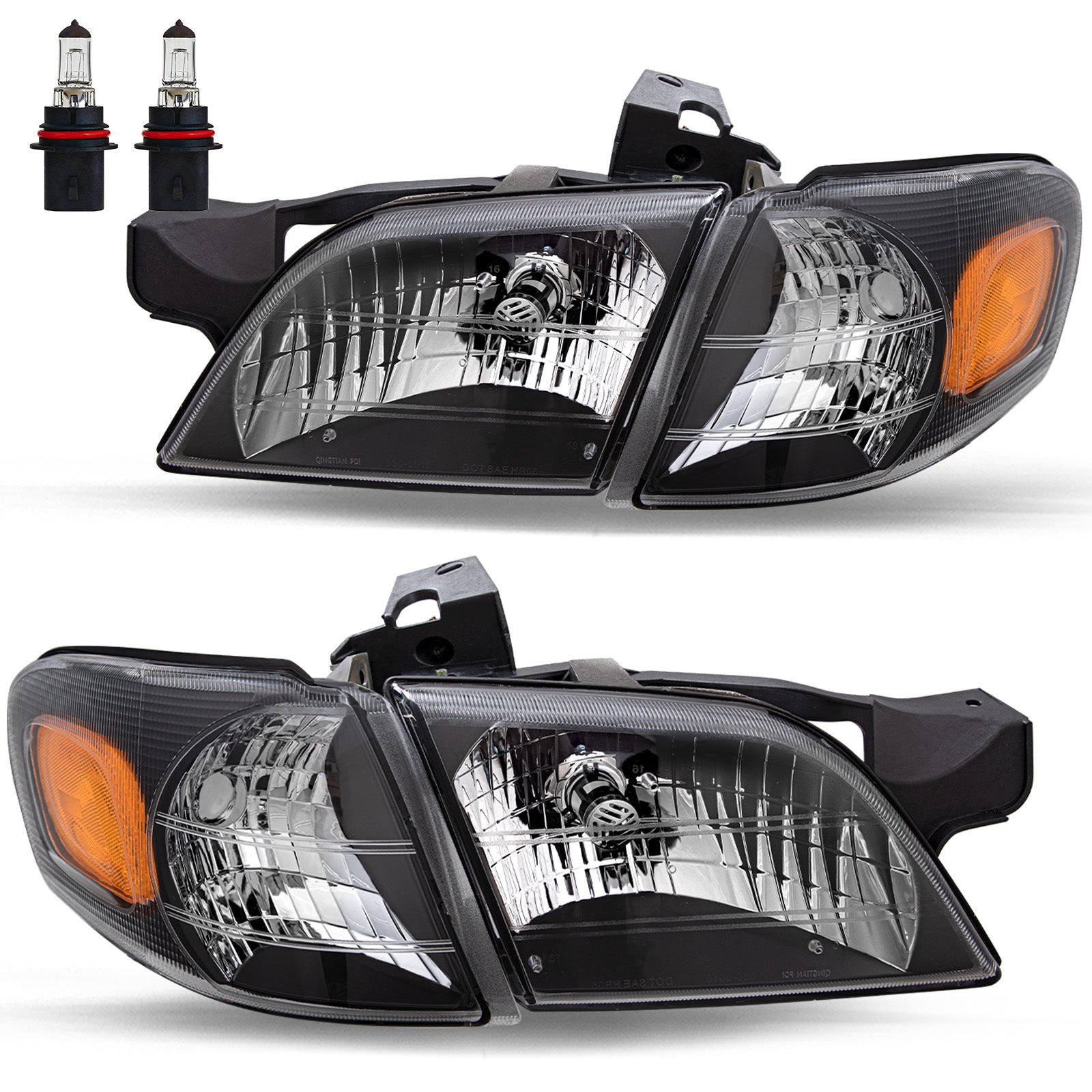 VehicleAid Headlights For 1999-2005 Pontiac Montana