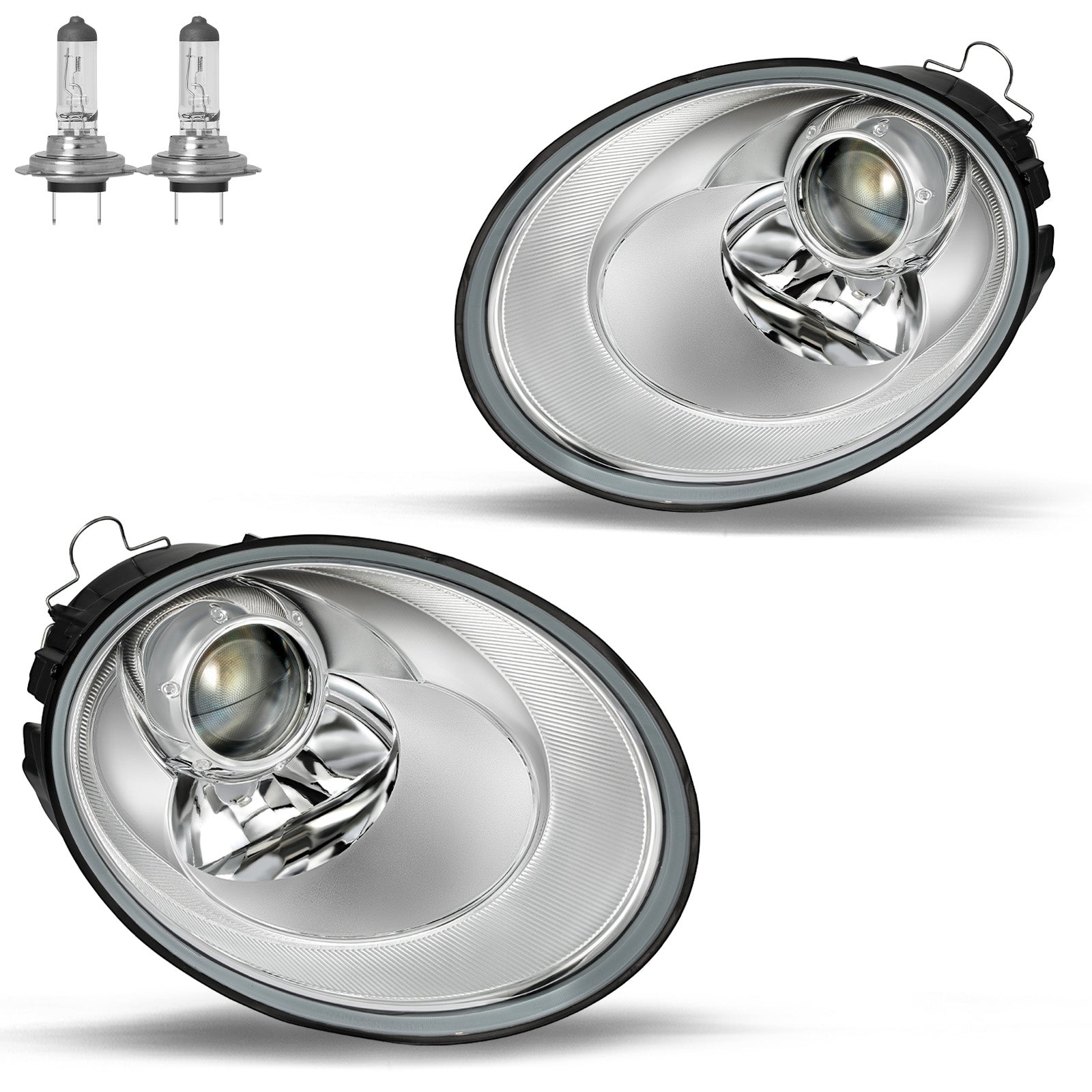 VehicleAid Headlights For 2006-2010 Volkswagen Beetle