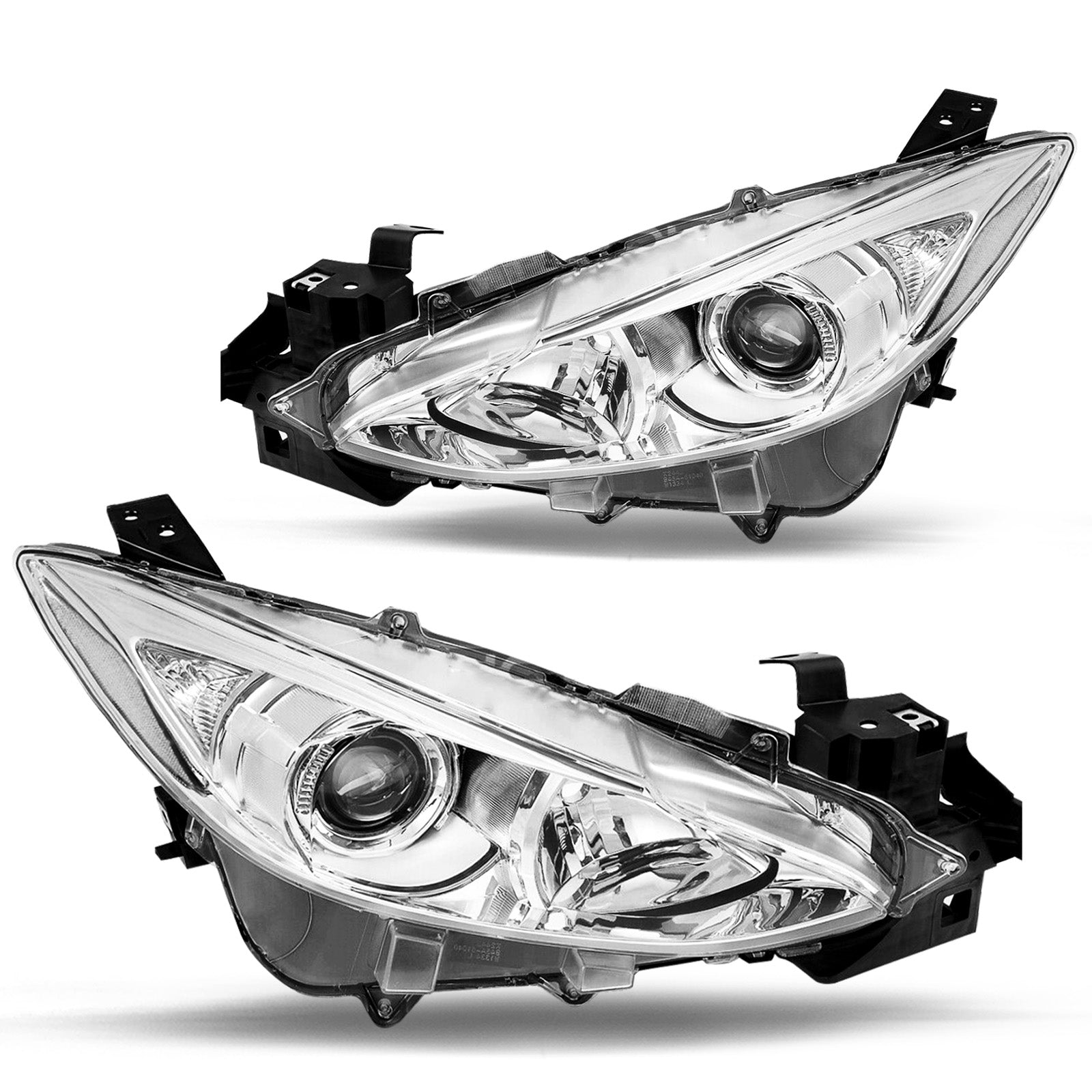 VehicleAid Headlights For 2014-2016 Mazda 3