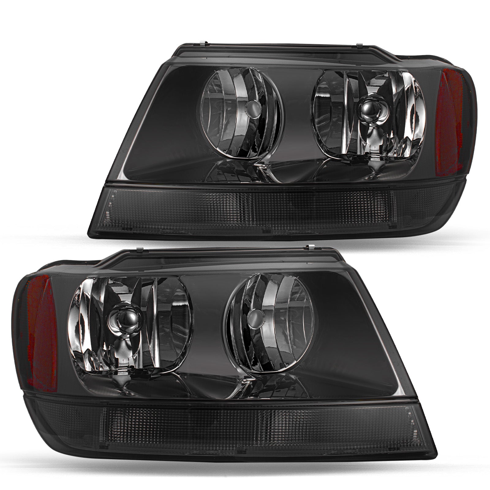 VehicleAid Headlights For 1999-2004 Jeep Grand Cherokee