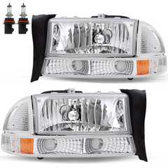 VehicleAid Headlights For 1997-2004 Dodge Dakota