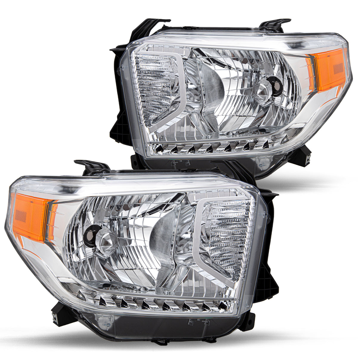 VehicleAid Headlights For 2014-2017 Toyota Tundra