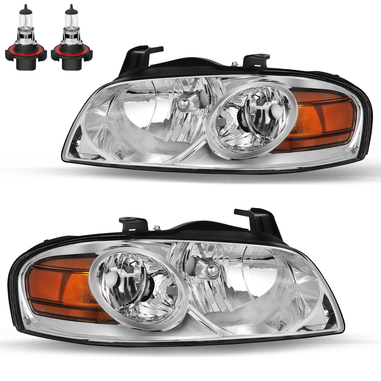 VehicleAid Headlights For 2004-2006 Nissan Sentra