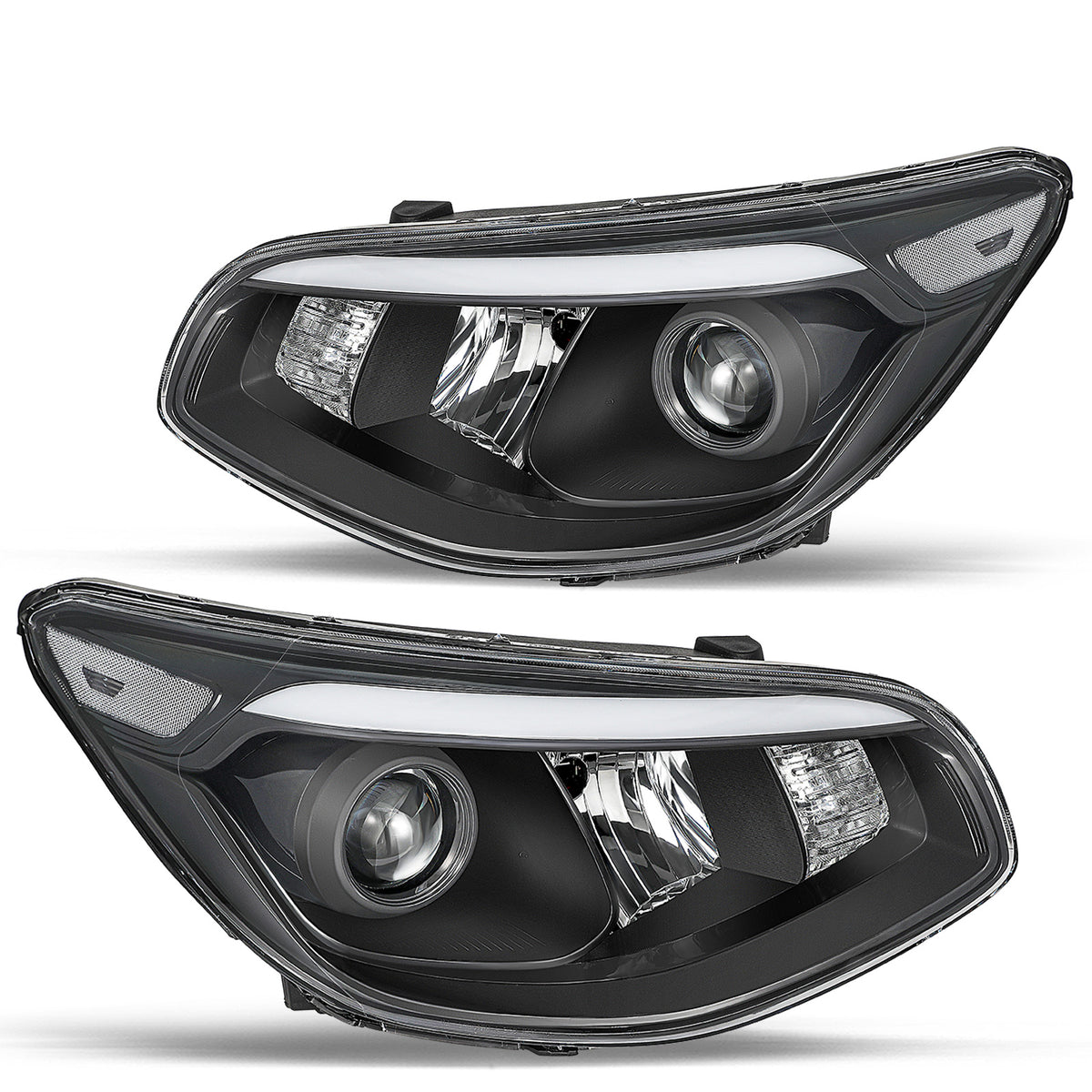 VehicleAid Headlights For 2014-2016 Kia Soul Hatchback