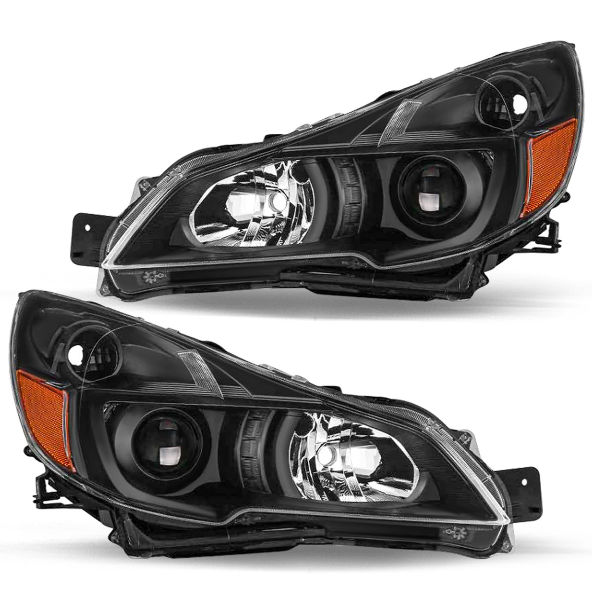 VehicleAid Headlights For 2010-2014 Subaru Outback/Legacy