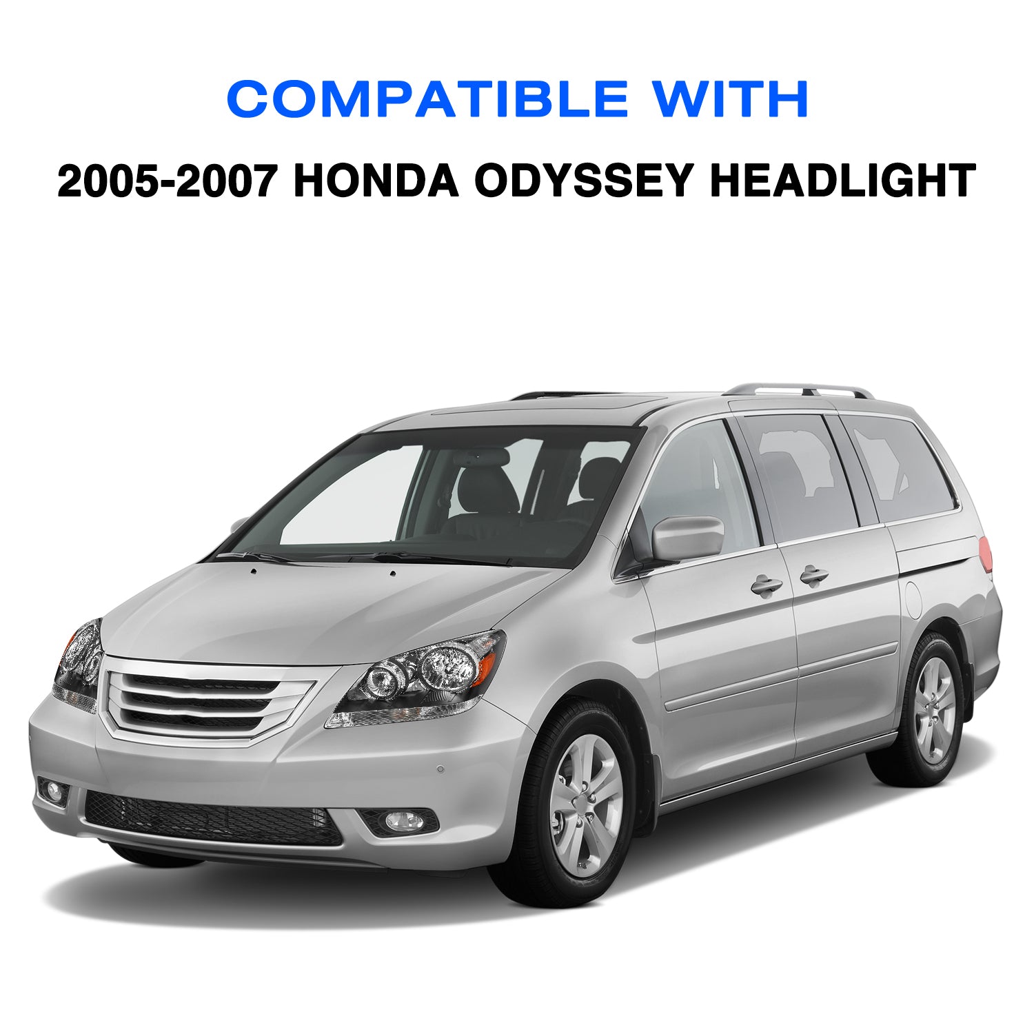 VehicleAid Headlights For 2005-2007 Honda Odyssey