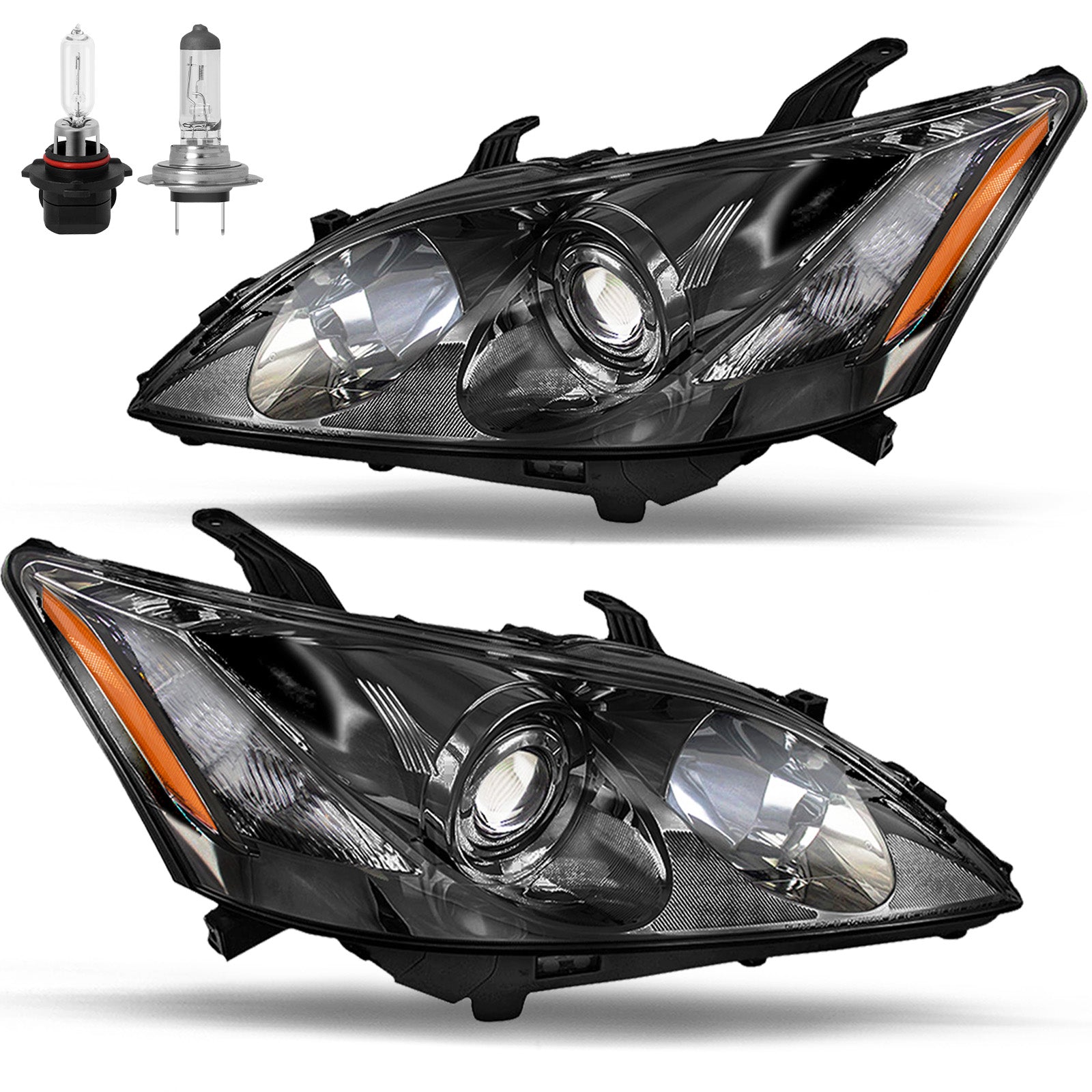 VehicleAid Headlights For 2007-2009 Lexus ES350