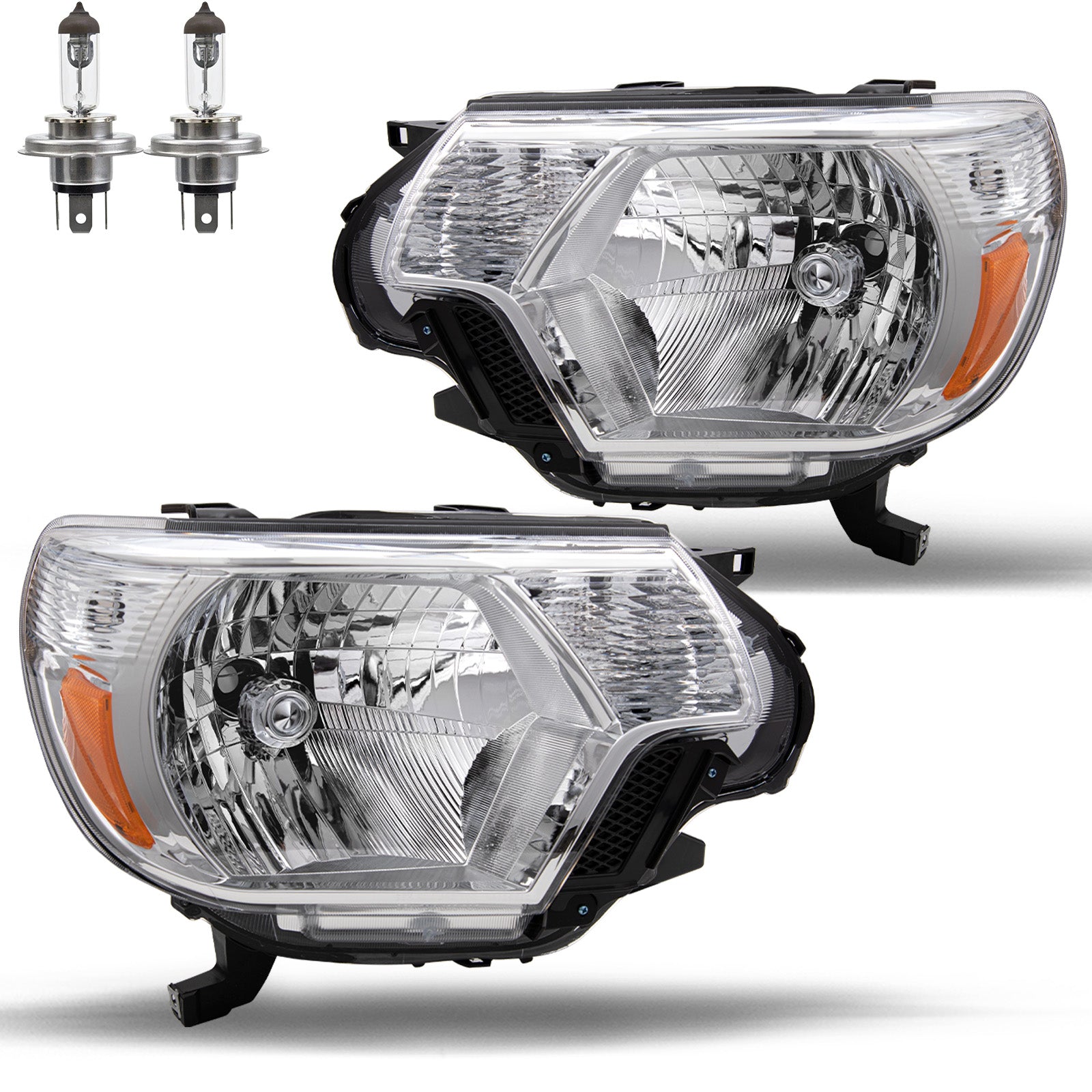 VehicleAid Headlights For 2012-2015 Toyota Tacoma