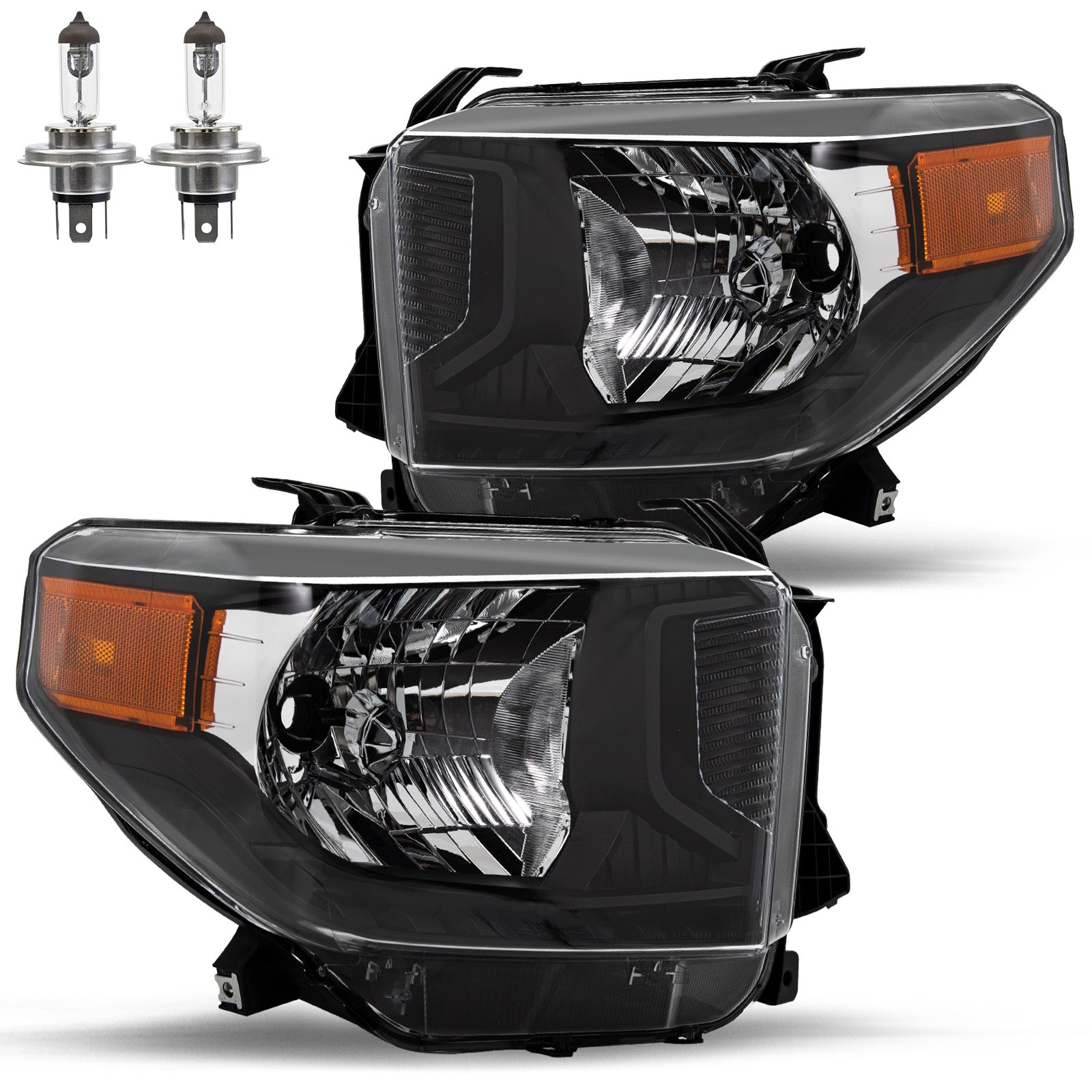 VehicleAid Headlights For 2014-2017 Toyota Tundra