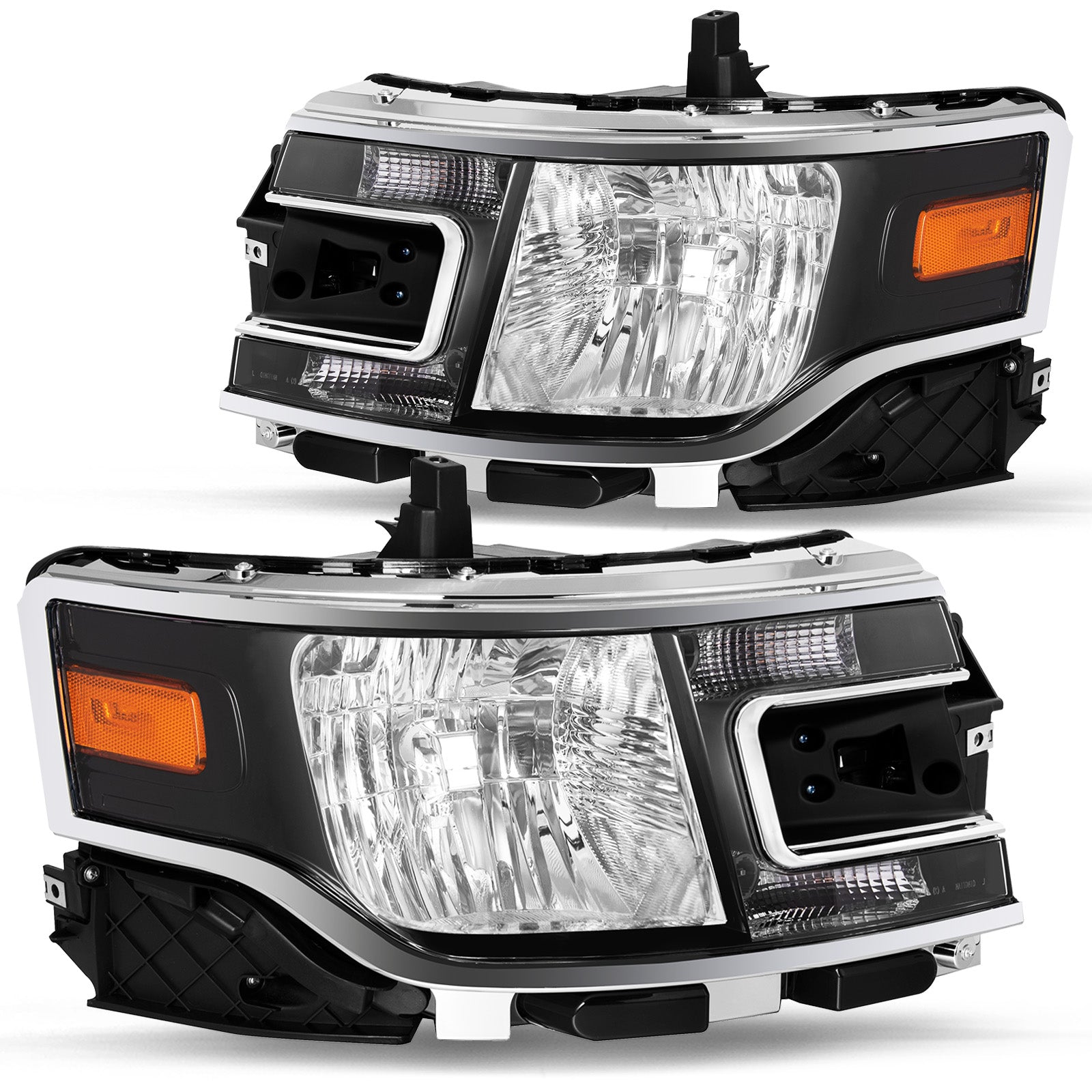 VehicleAid Headlights For 2013-2019 Ford Flex