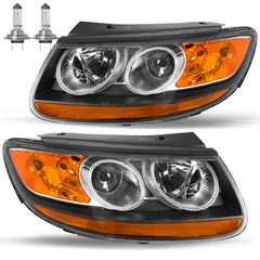 VehicleAid Headlights For 2007-2012 Hyundai Santa Fe