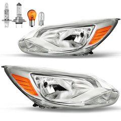 VehicleAid Headlights For 2012-2014 Ford Focus