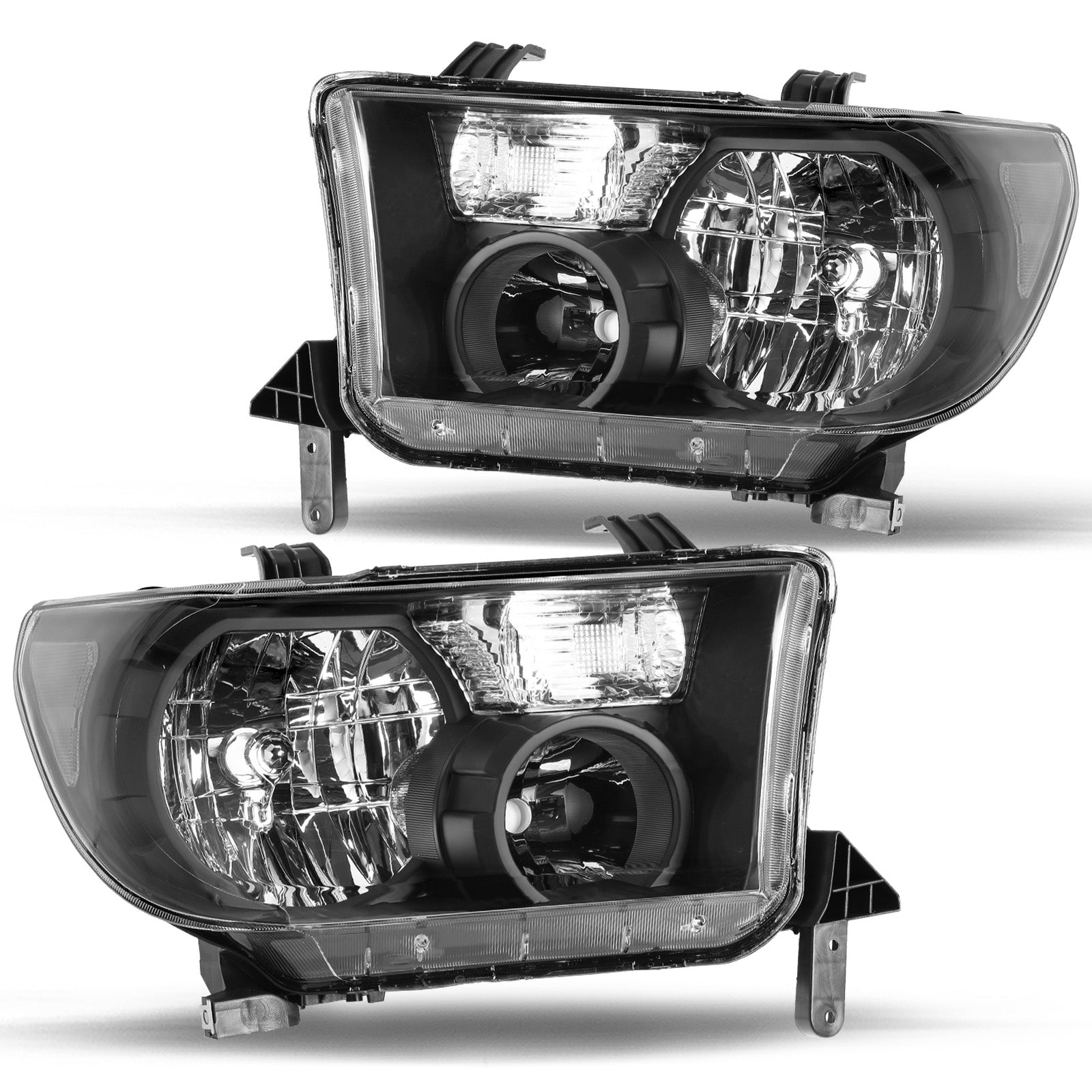 VehicleAid Headlights For 2007-2013 Toyota Tundra