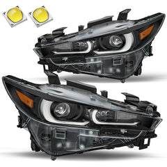 VehicleAid Headlights For 2022-2024 Mazda CX-5 With LED DRL w/o AFS