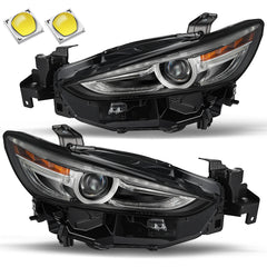 VehicleAid Full LED Headlights For 2019-2021 Mazda 6 With AFS Model