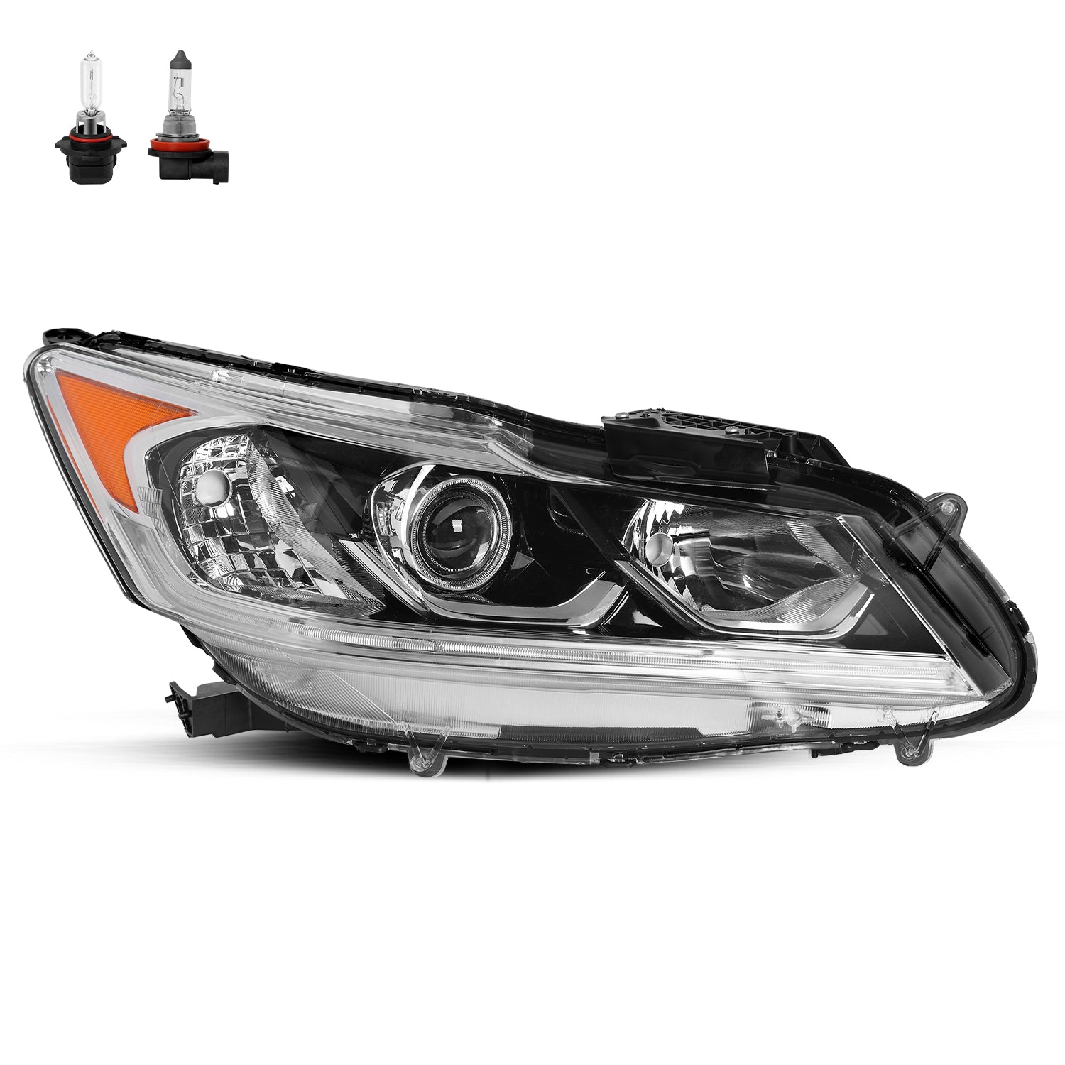 VehicleAid Headlights For 2016-2017 Honda Accord