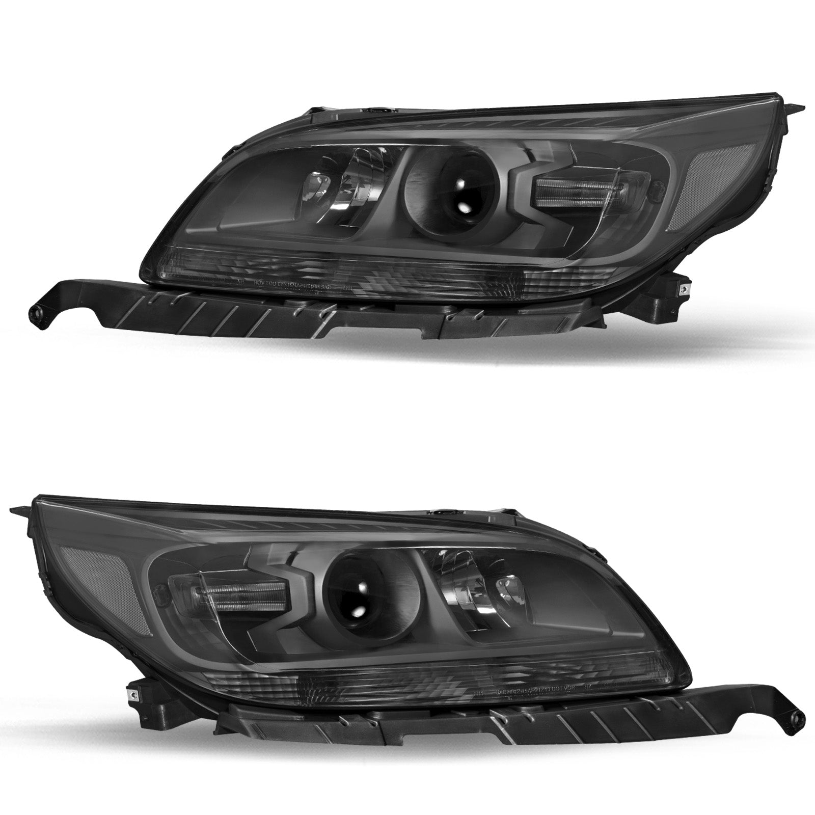 VehicleAid Headlights For 2013-2015 Chevy Malibu