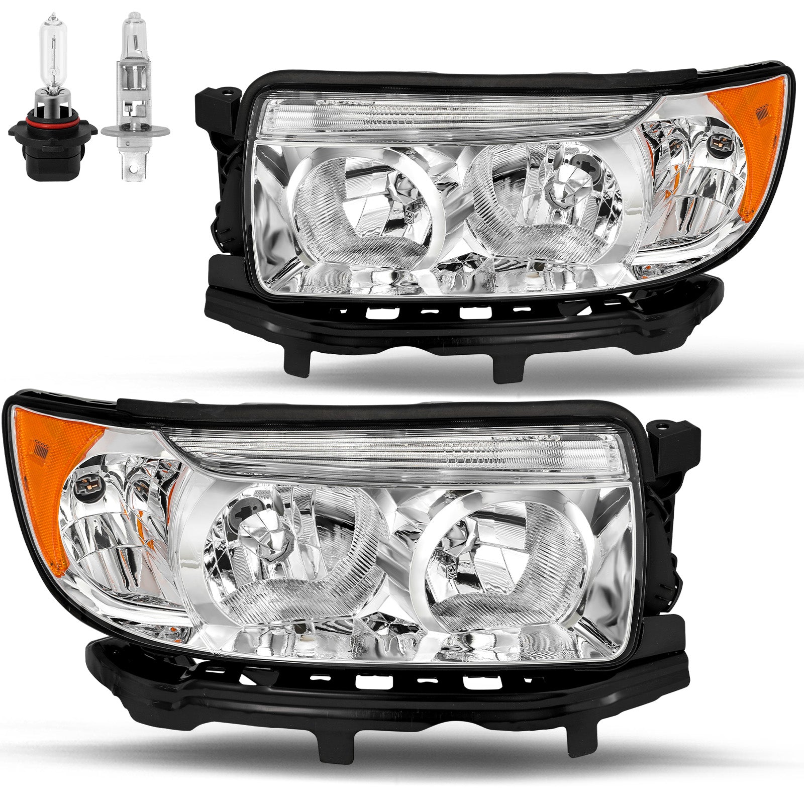 VehicleAid Headlights For 2006-2008 Subaru Forester