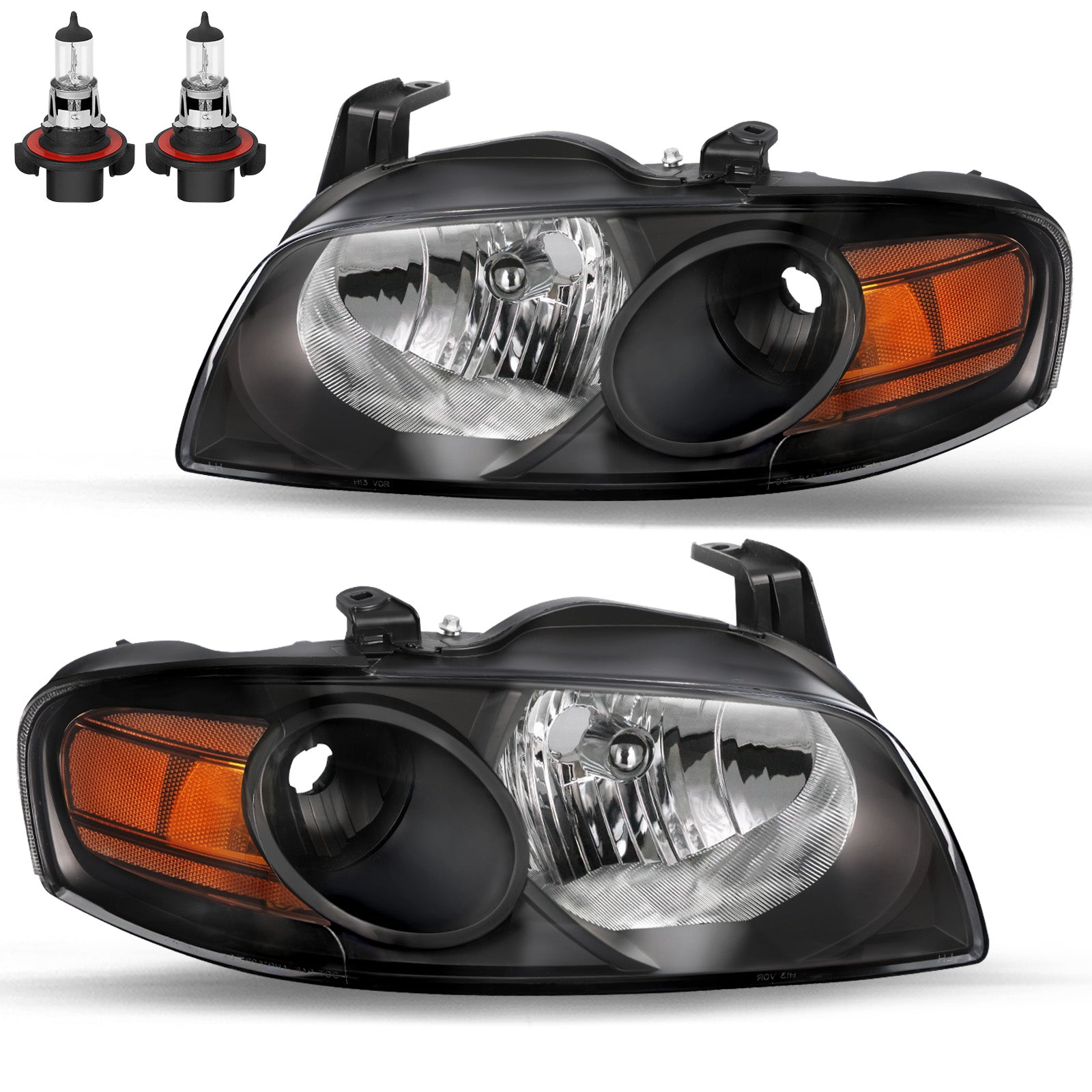 VehicleAid Headlights For 2004-2006 Nissan Sentra